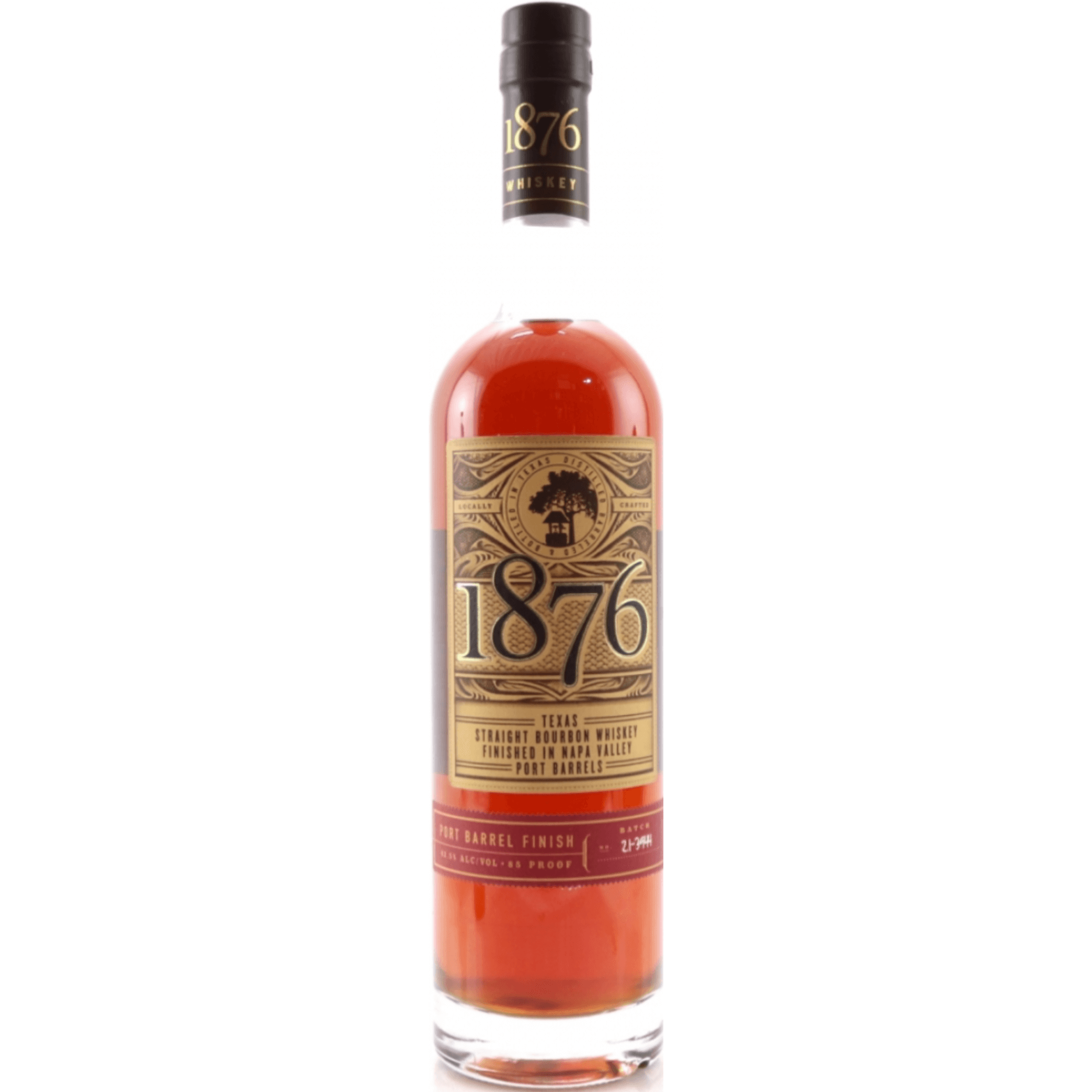 1876 Texas Straight Bourbon Port Cask Finish 750ml
