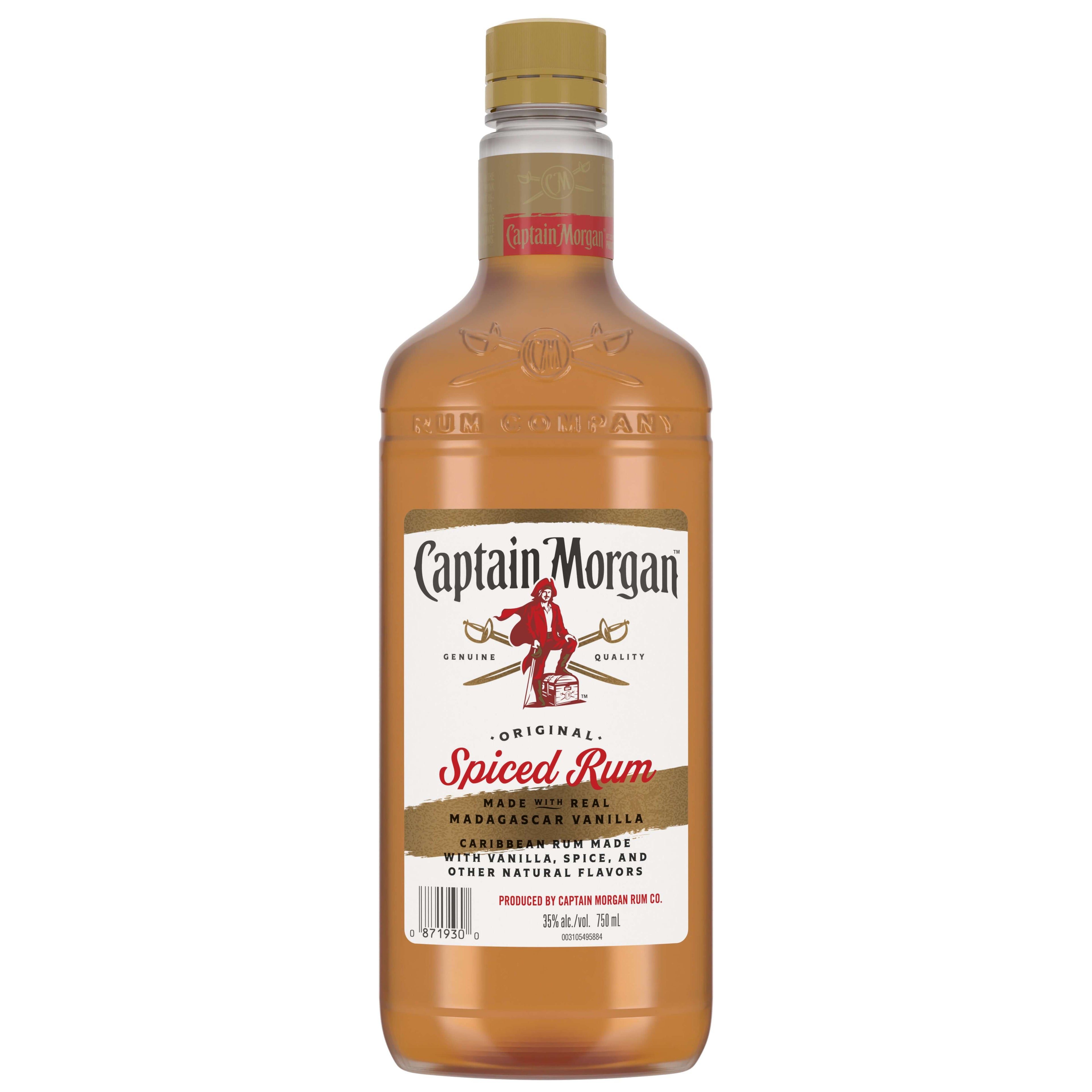Captain Morgan Spiced Rum 750ml PET