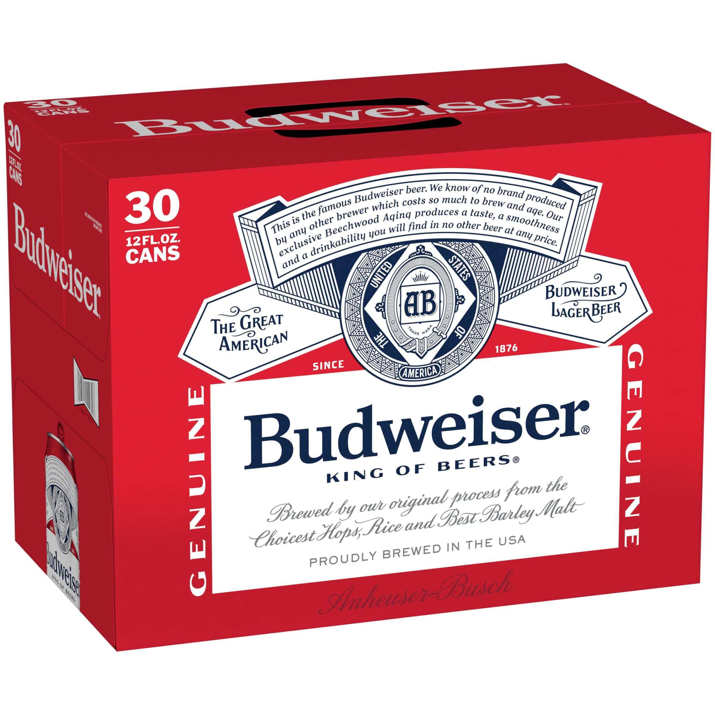 Budweiser 30 Pack | 12oz Cans