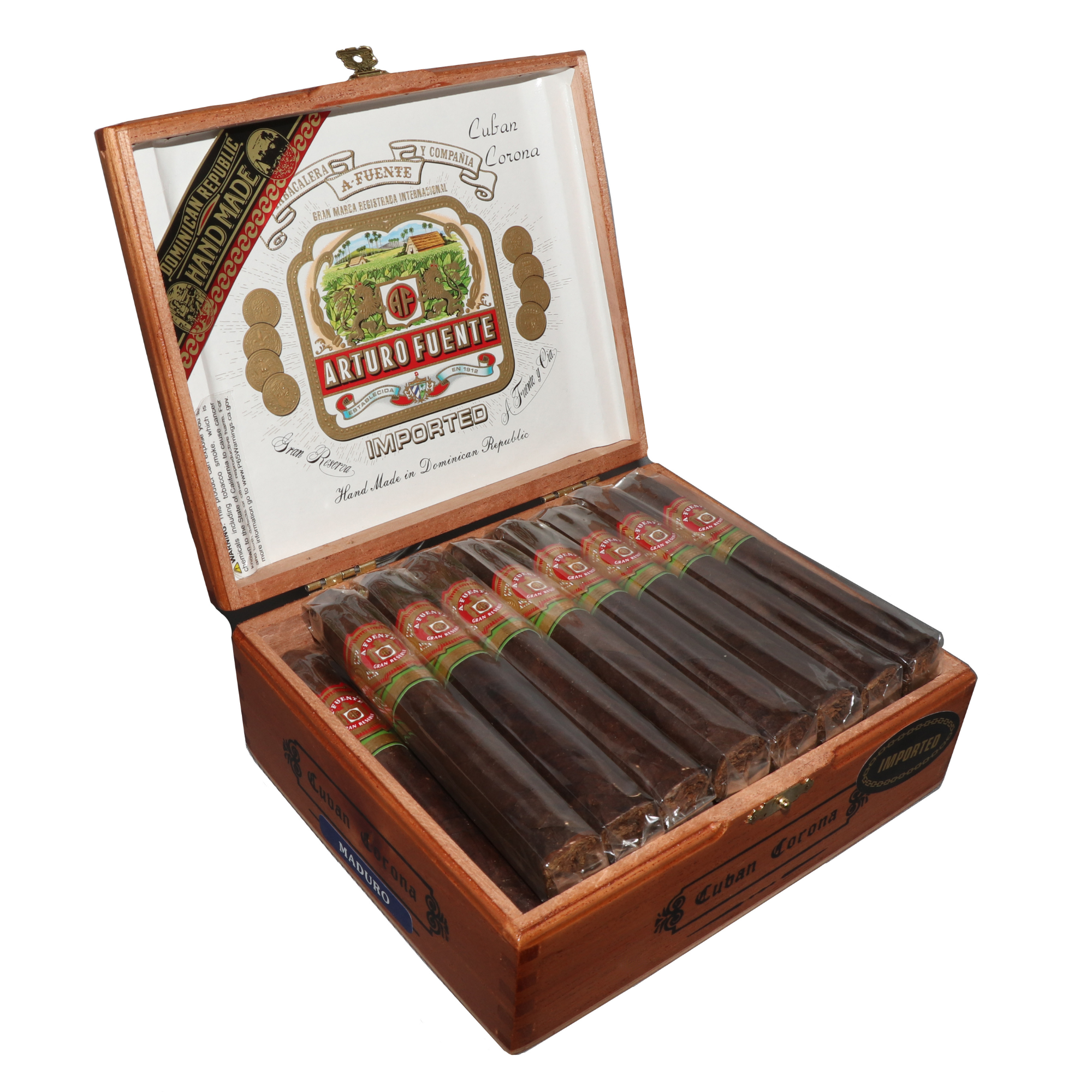 Arturo Fuente Cuban Corona Maduro 25ct Box