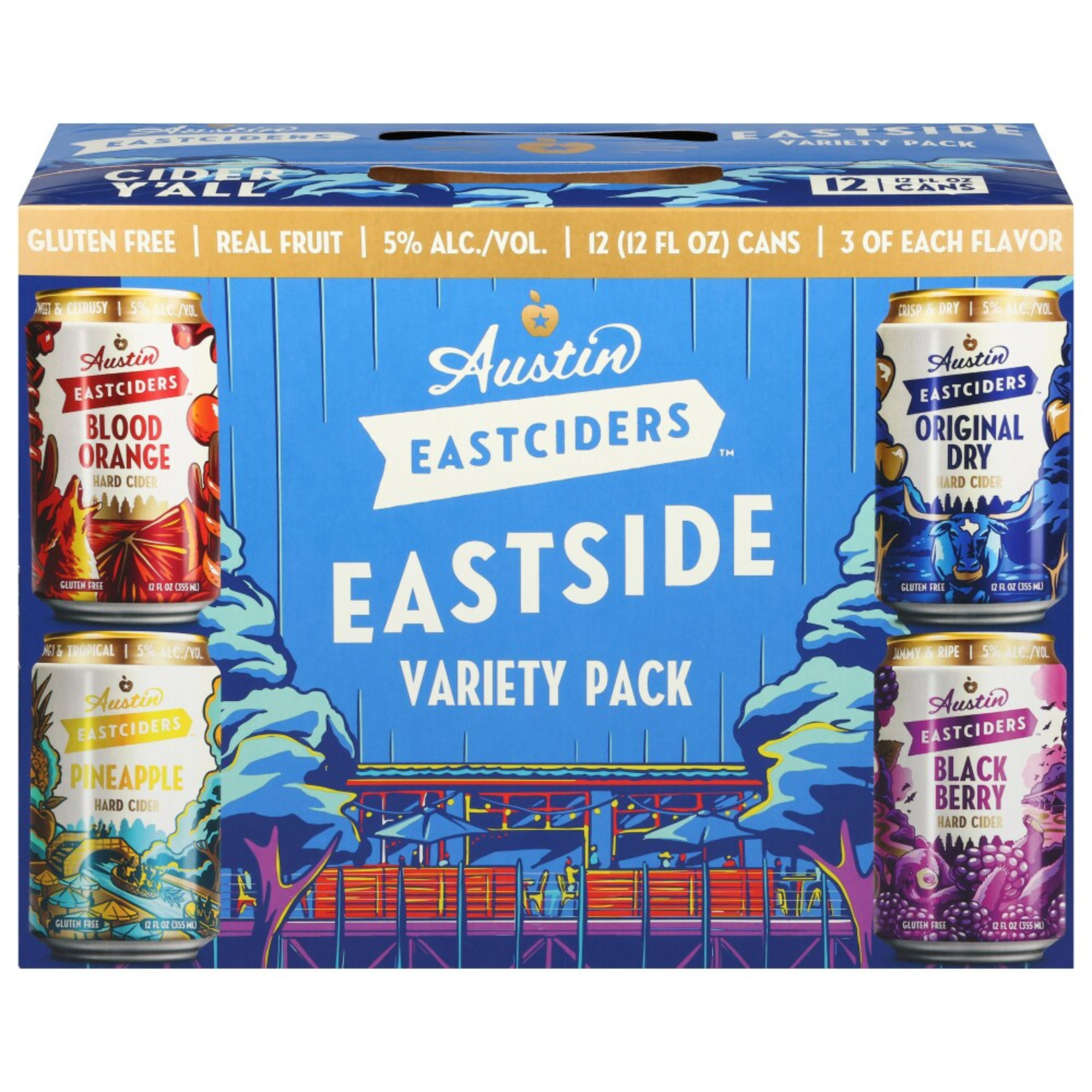 Austin Eastcider Variety 12 Pack | 12oz Cans