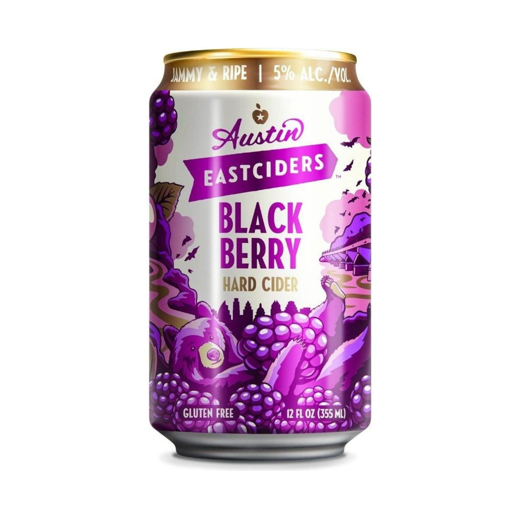 Austin Eastciders Blackberry Cider 12oz CAN