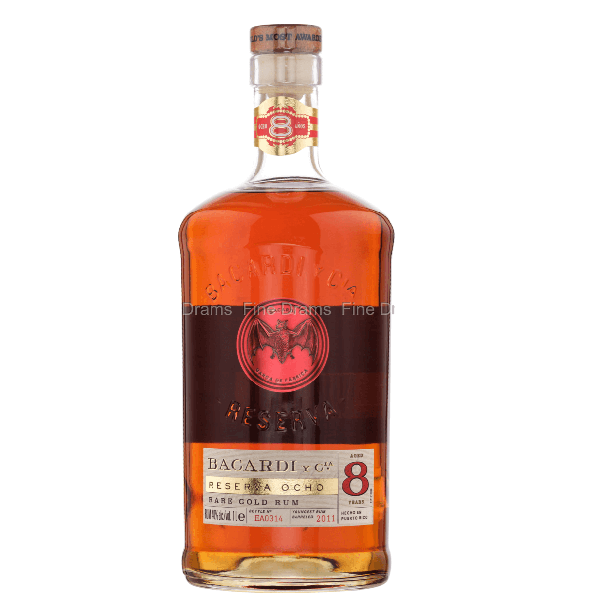 Bacardi 8 YR Rum 1 Liter