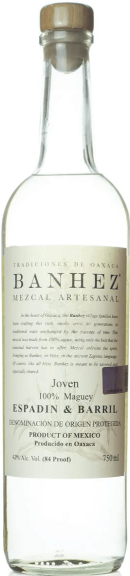 Banhez Espadin-Barril Joven Mezcal 1 Liter