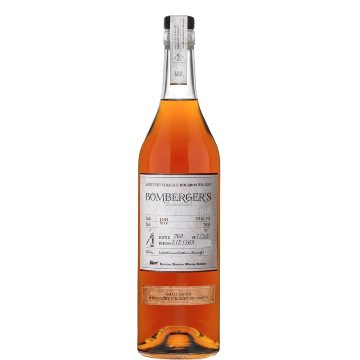 Bombergers Declaratin 108PF Bourbon 2021 750ml