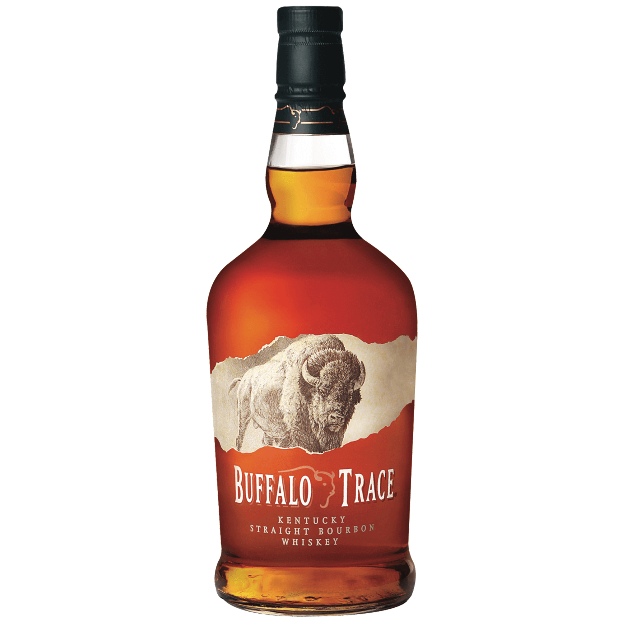 Buffalo Trace Kentucky Straight Bourbon Whiskey 750mL bottle with rich flavors of vanilla, mint, and oak from Frankfort, Kentucky.