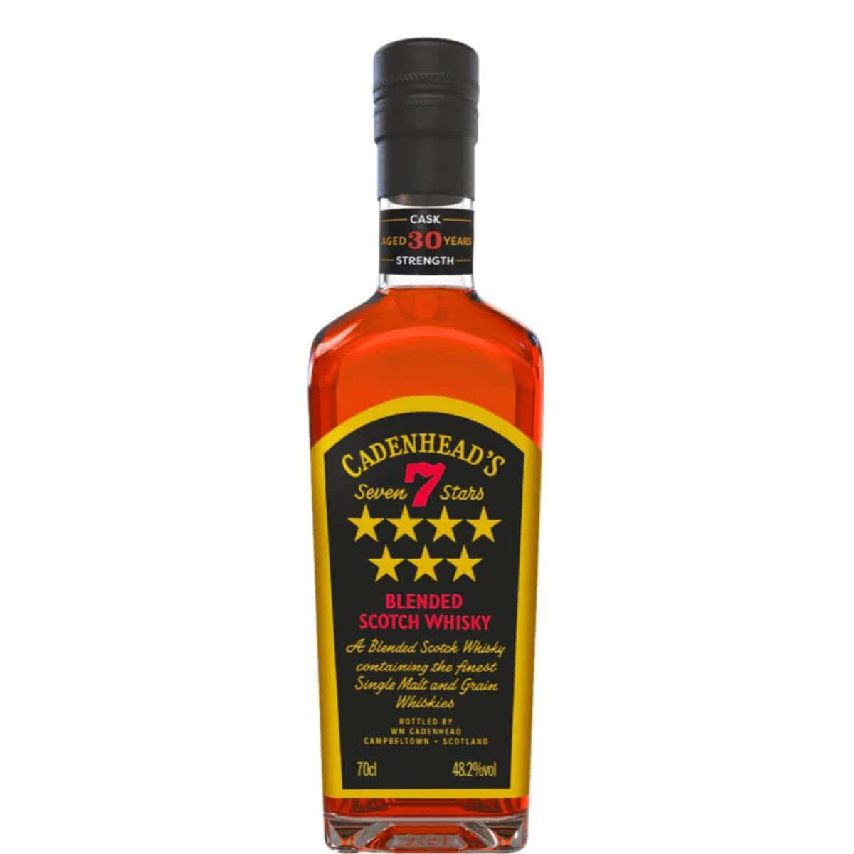 Cadenheads 7 Star 30YR Blended Cask Strength Scotch 750ml