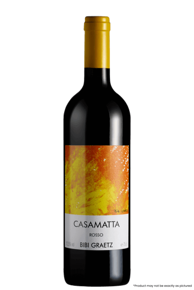 Type: Red Wine
Varietal: Sangiovese
Region: Toscana IGT
Country: Italy
Size: 750ml
ABV: 12.5%
Notes: Bibi Graetz founded his winery in 2000 on the grounds of his family’s home, Castello di Vincigliata which is located in the hills of Fiesole just no