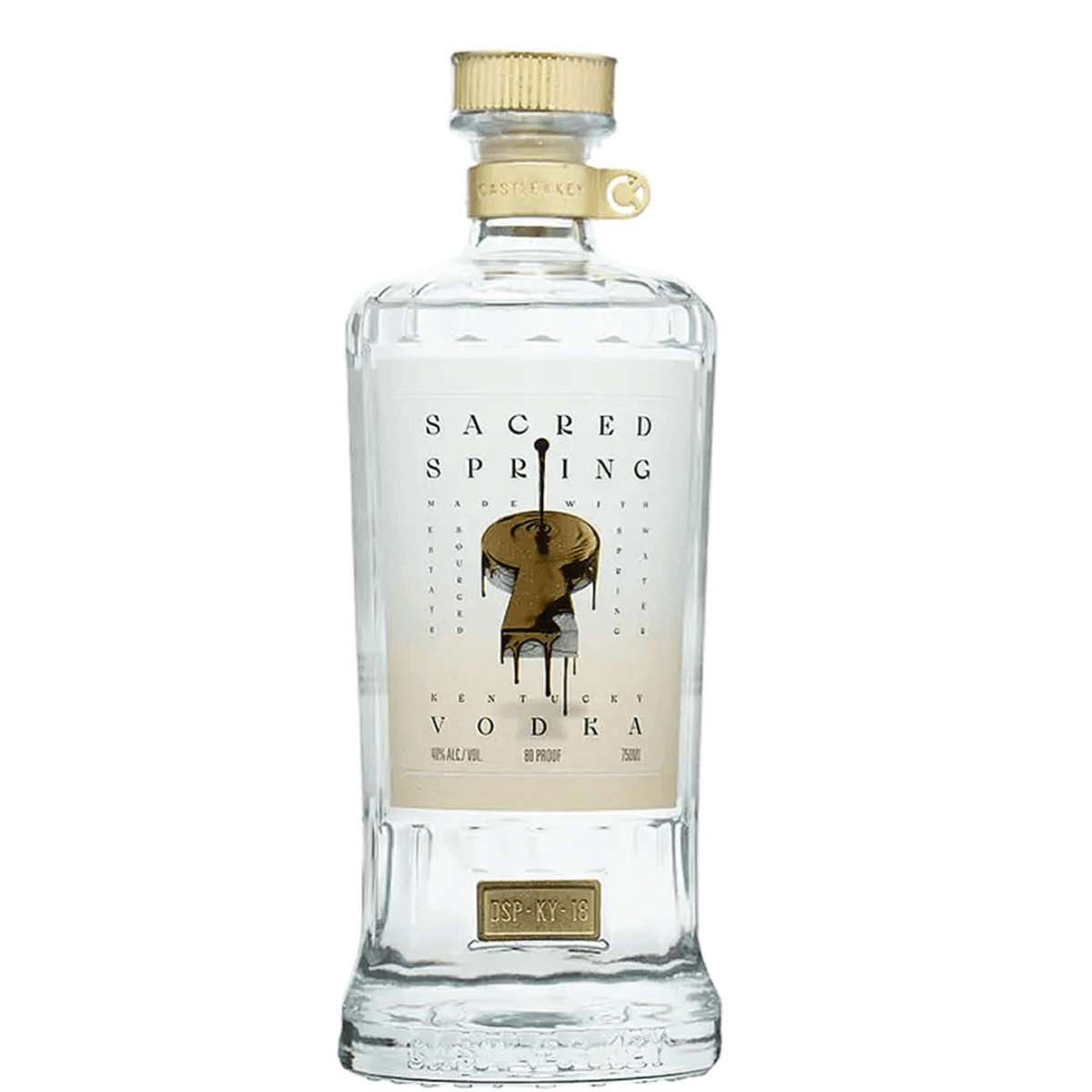 Castle & Key Sacred Spring Vodka 750ml