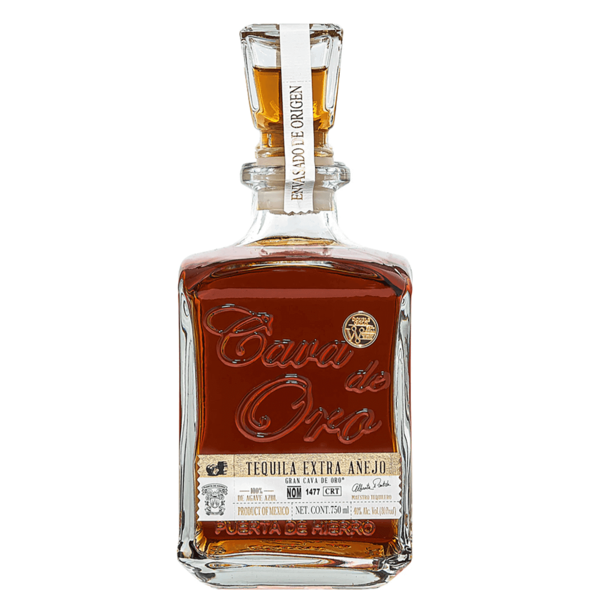 Cava de Oro Tequila Extra Anejo 750ml