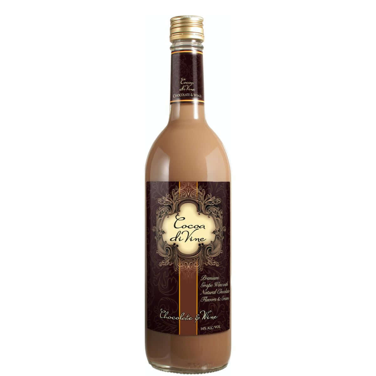 Cocoa Di Vine Chocolate Wine 750mlType: Dessert Wine
Country: United States
Region: California
Varietal: Blend (Red Wine, Chocolate)
Size: 750ml
Notes: Cocoa Di Vine Chocolate Wine is a unique dessert wine produced in California. It is a blend of red wine