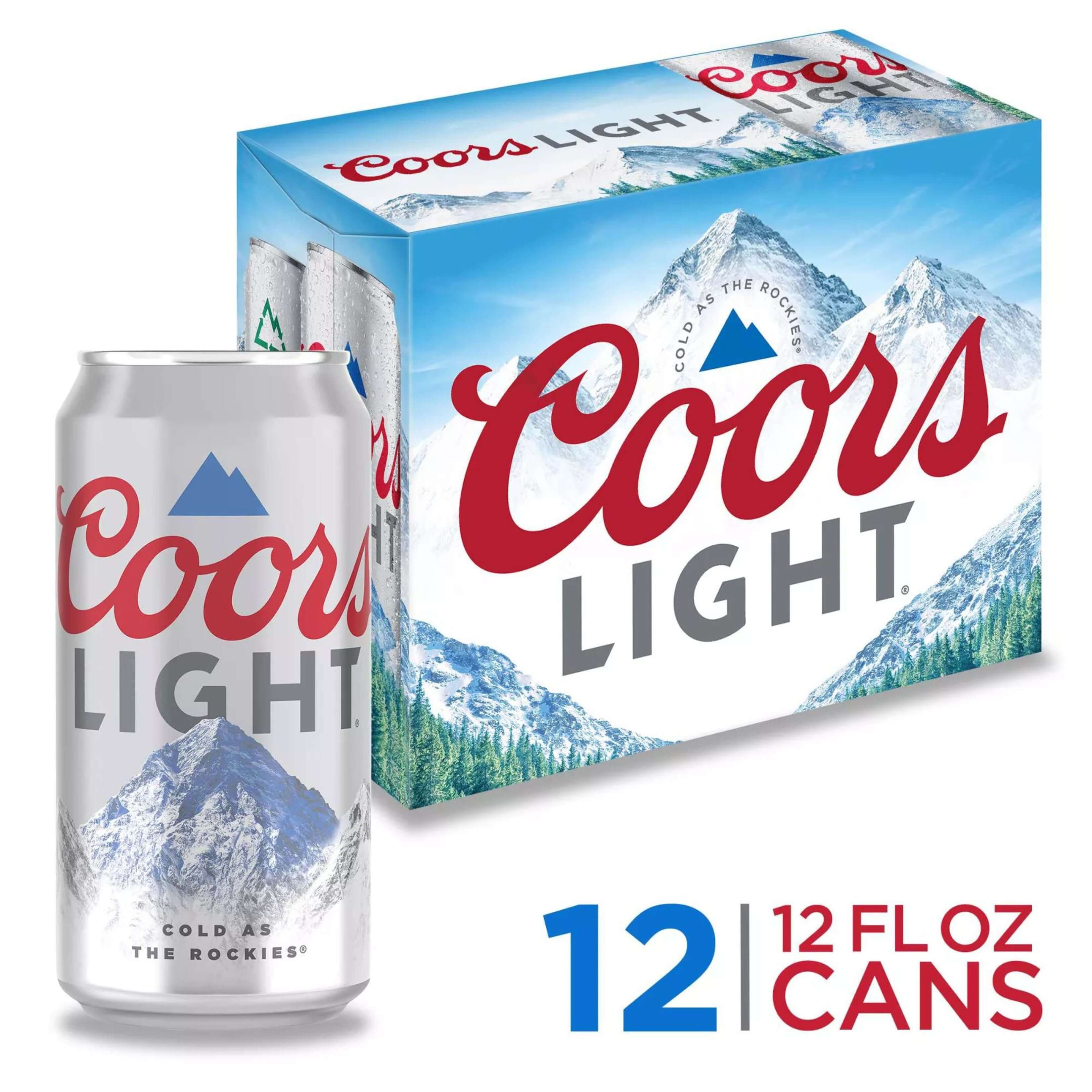 Coors Light 12 Pack | 12oz CANS