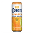 Corona Sunbrew Citrus Cerveza 24oz can with vibrant citrus design, showcasing natural orange and lime flavors from Mexico&