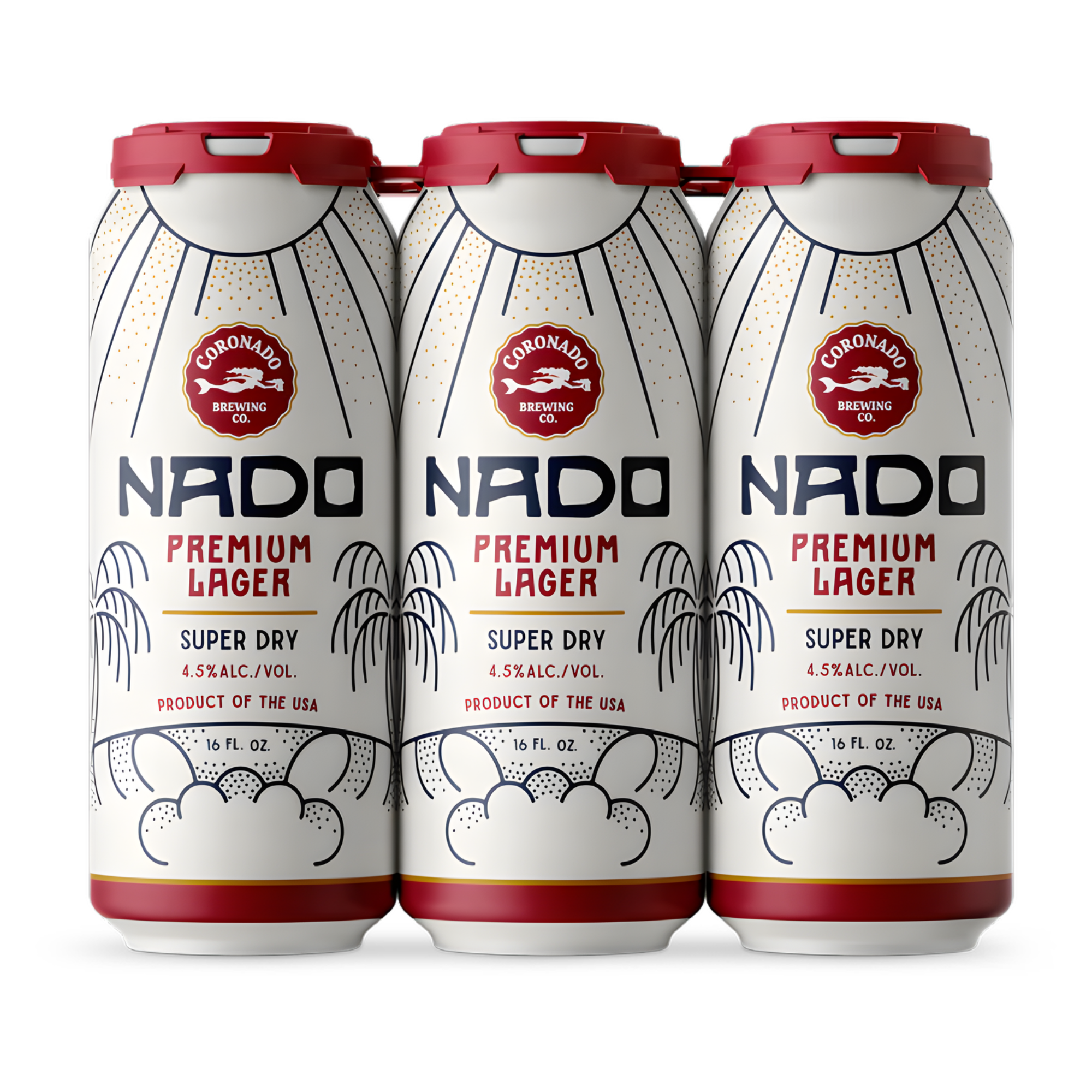 Coronado Nado Premium Lager 6 Pack | 16oz Cans