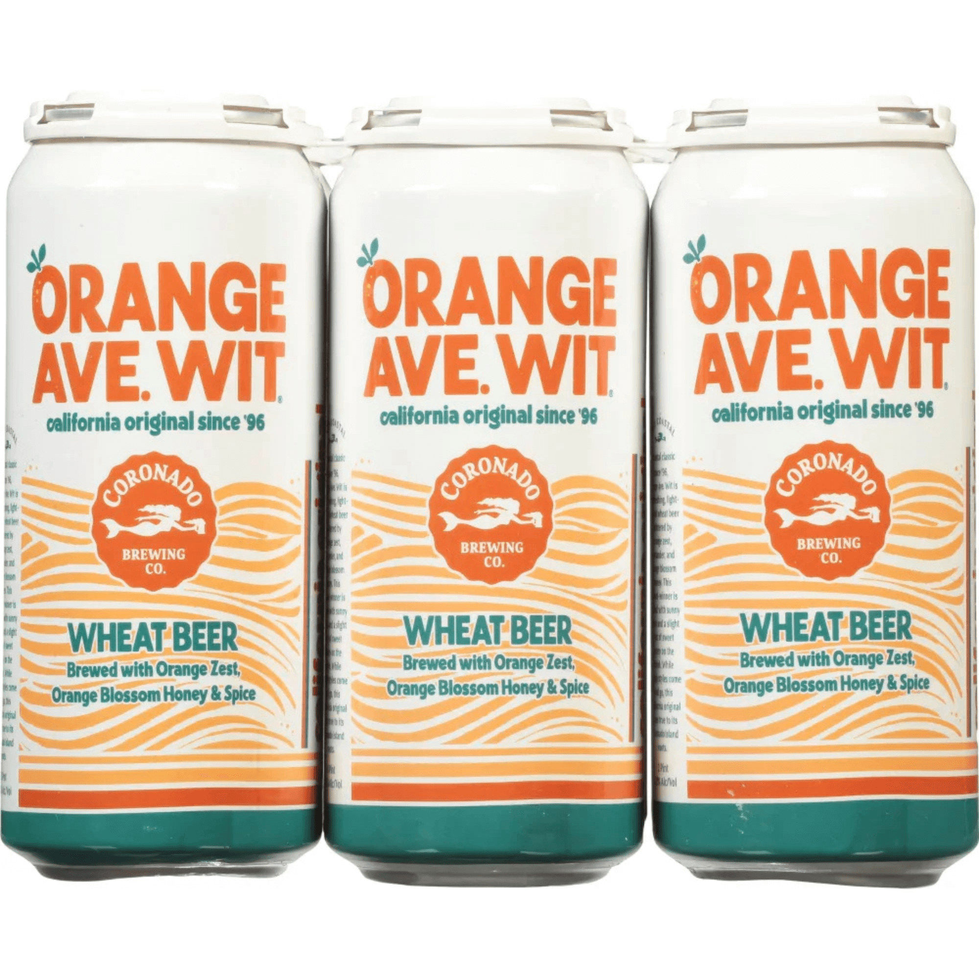 Coronado Orange Ave Wit Wheat Beer 6 Pack | 16oz CANS