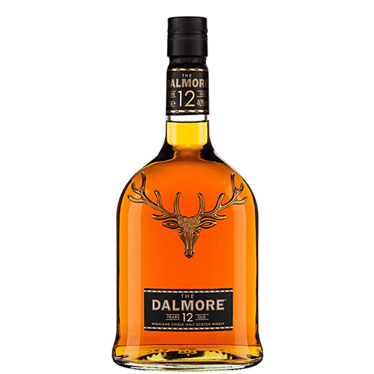 Dalmore 12-Year-Old Highland Single Malt Scotch Whisky 750ml bottle