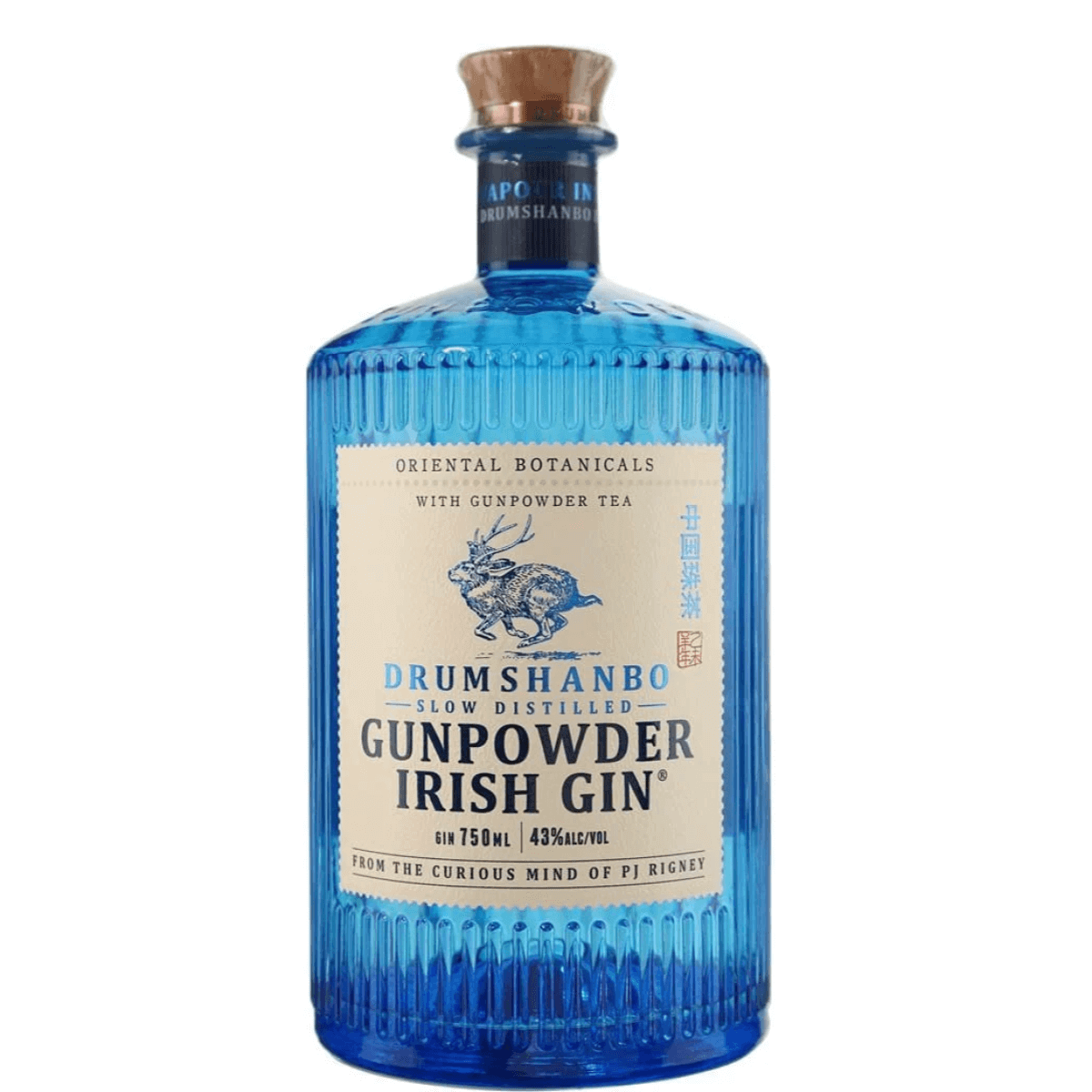 Drumshanbo Gunpowder Irish Gin 1.75L bottle with Oriental botanicals, crafted at The Shed Distillery in Drumshanbo, Ireland.