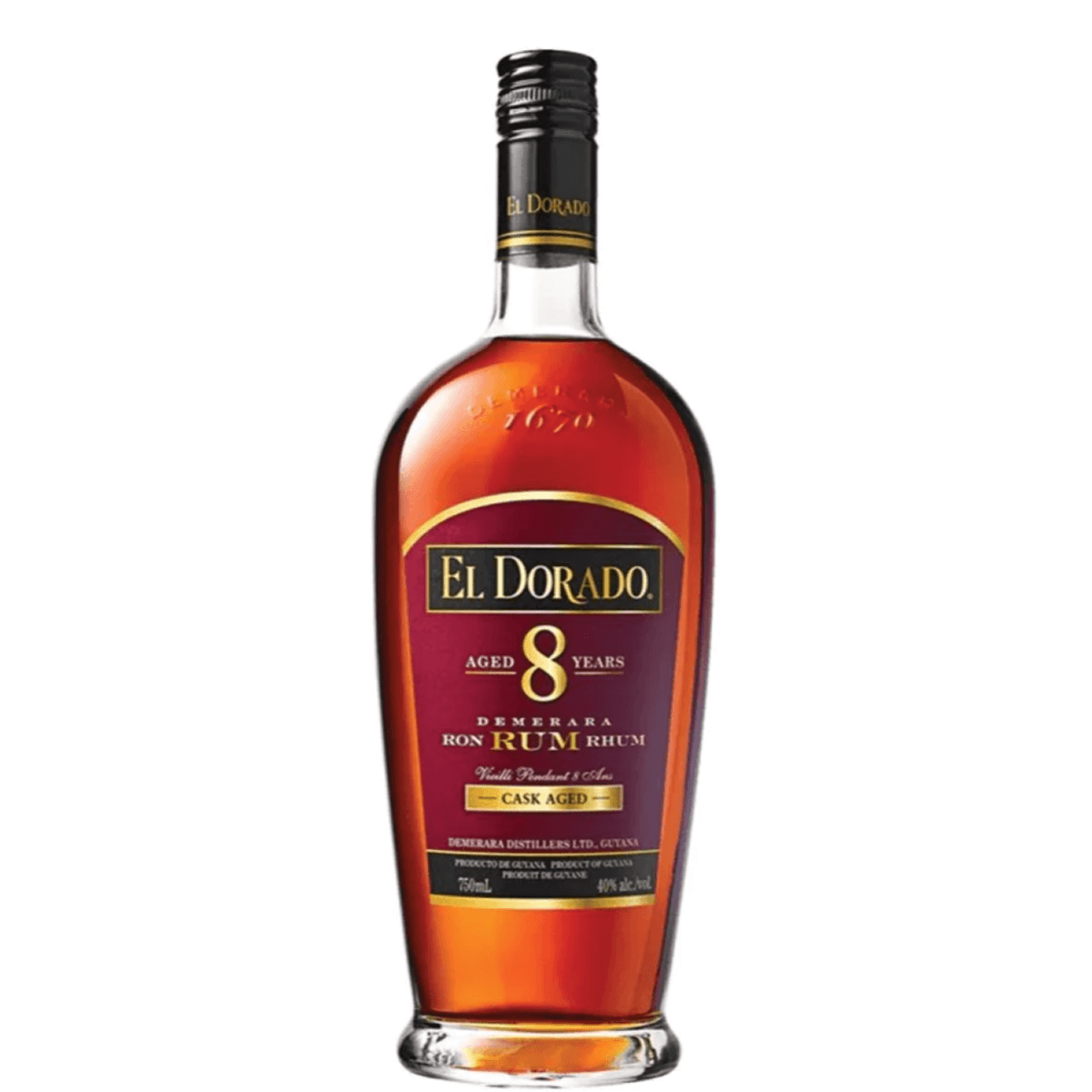 El Dorado 8YR Rum 750ml