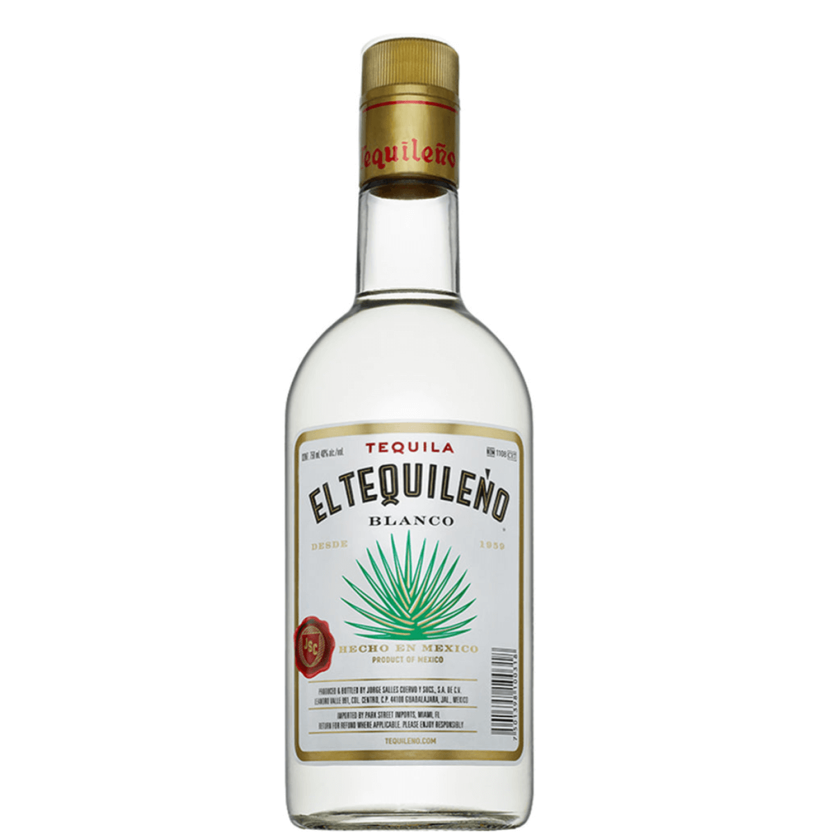 El Tequileno Blanco Tequila 750ml