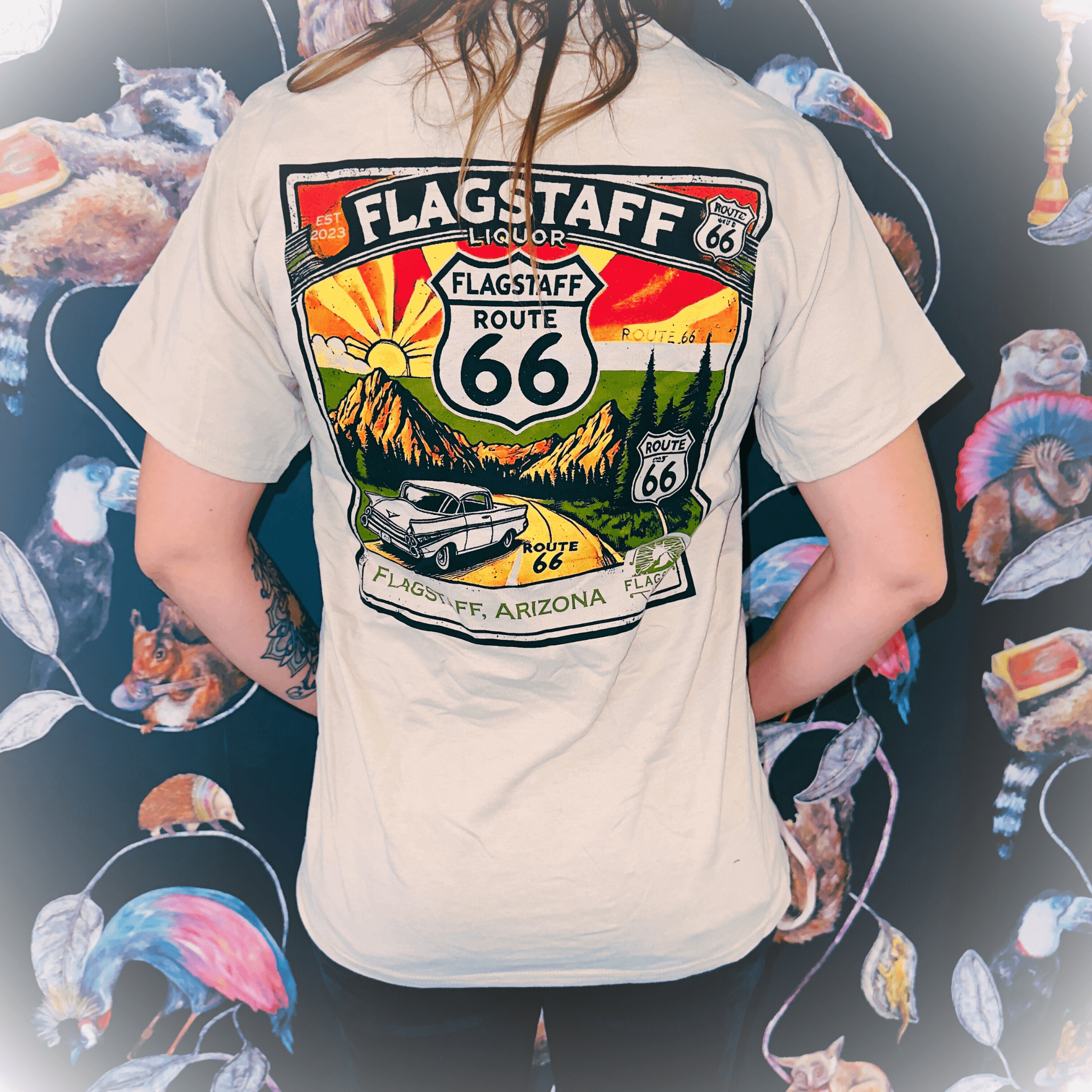 Flagstaff Liquor Route 66 T-Shirt