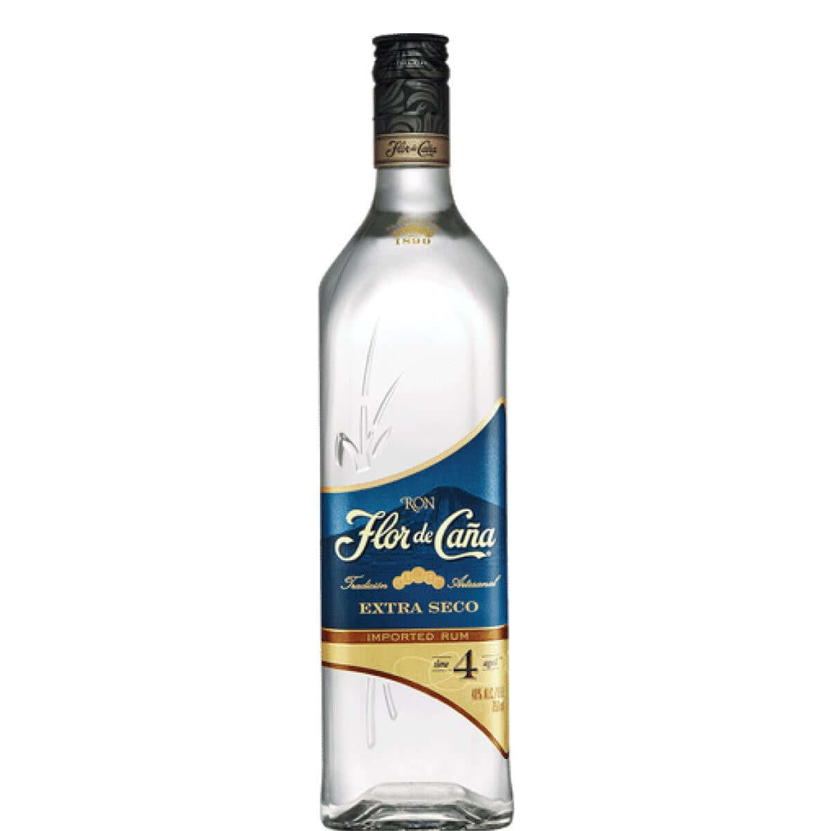 Flor de Cana Extra Seco Rum 4YR 750ml