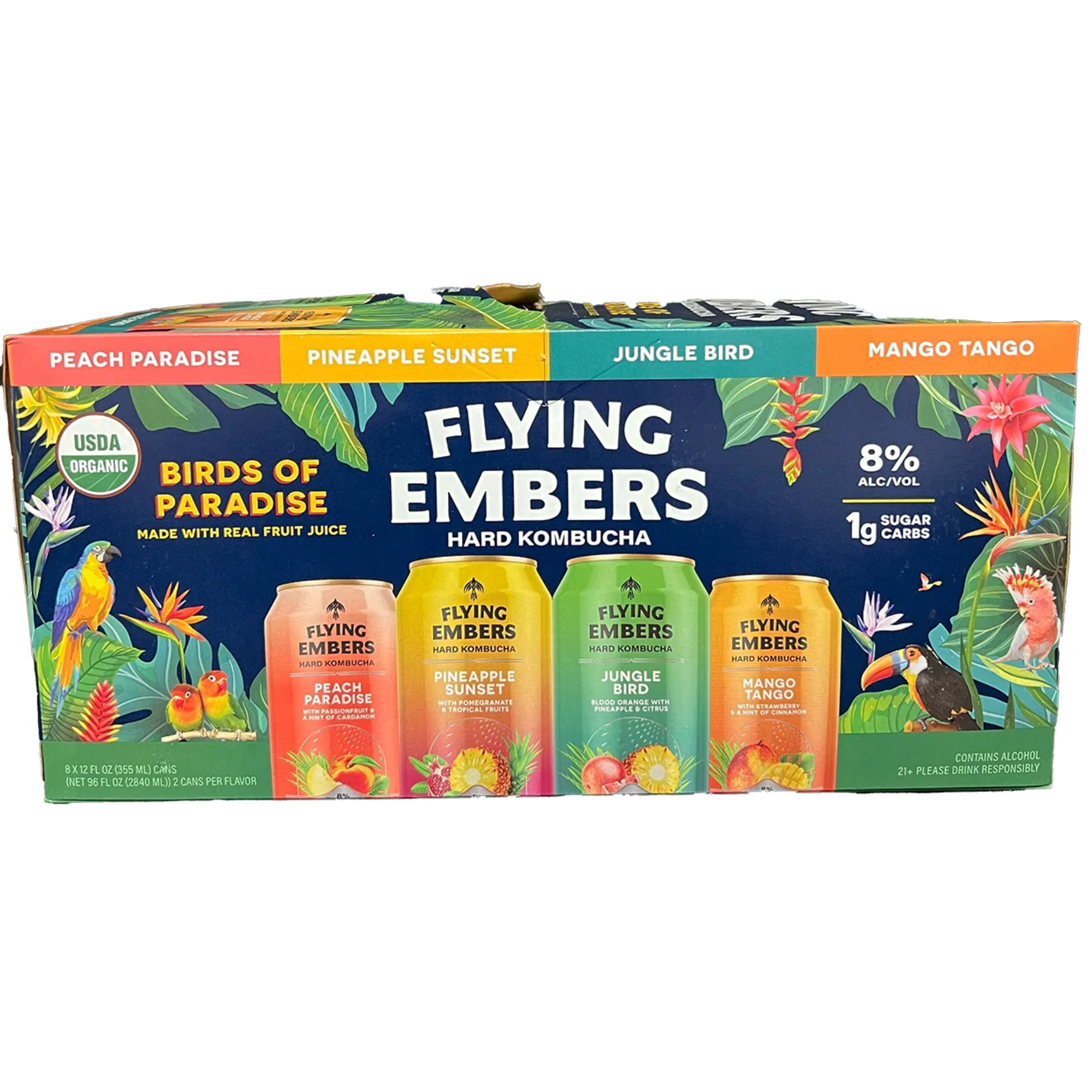 Flying Embers Birds of Paradise Variety 8 Pack | 12oz Cans