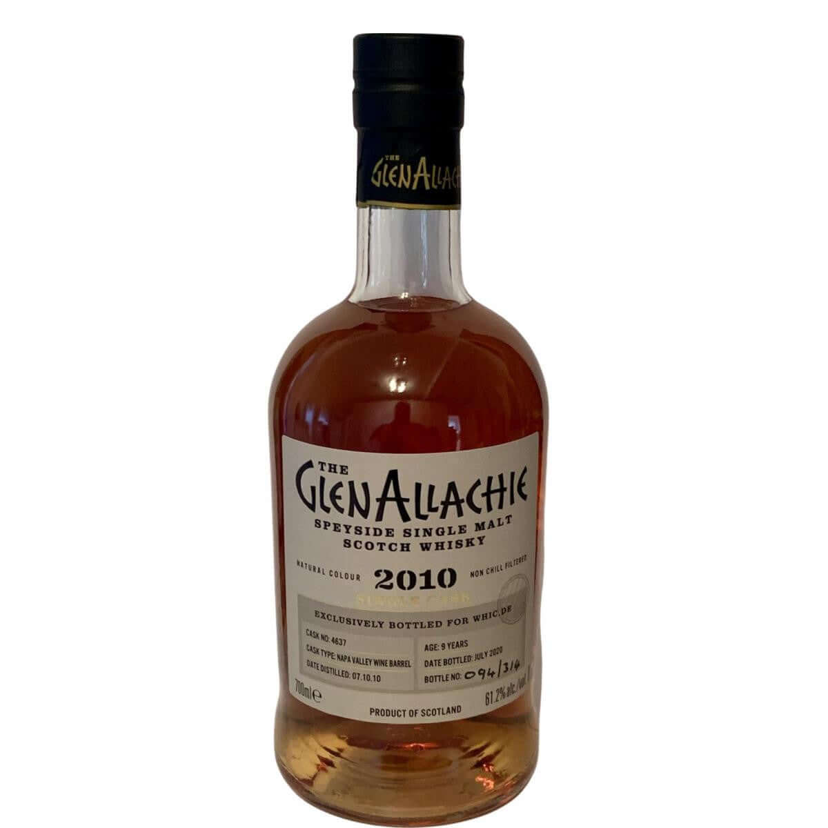 Glenallachie 2010 11YR Napa Wine Cask