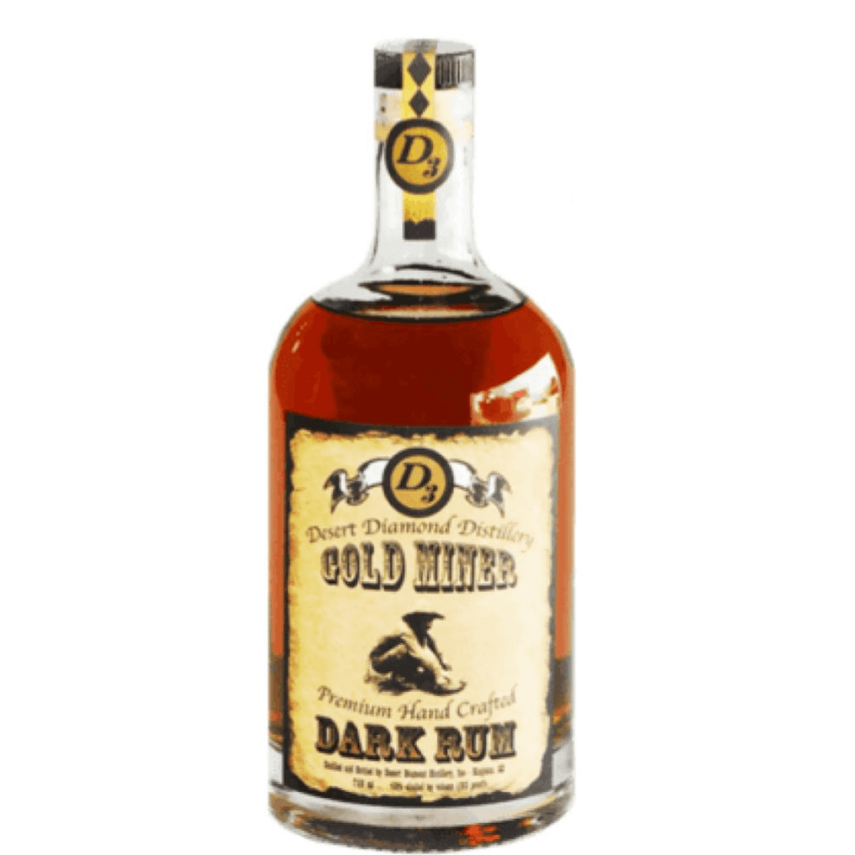 Gold Miner Dark Rum 750ml