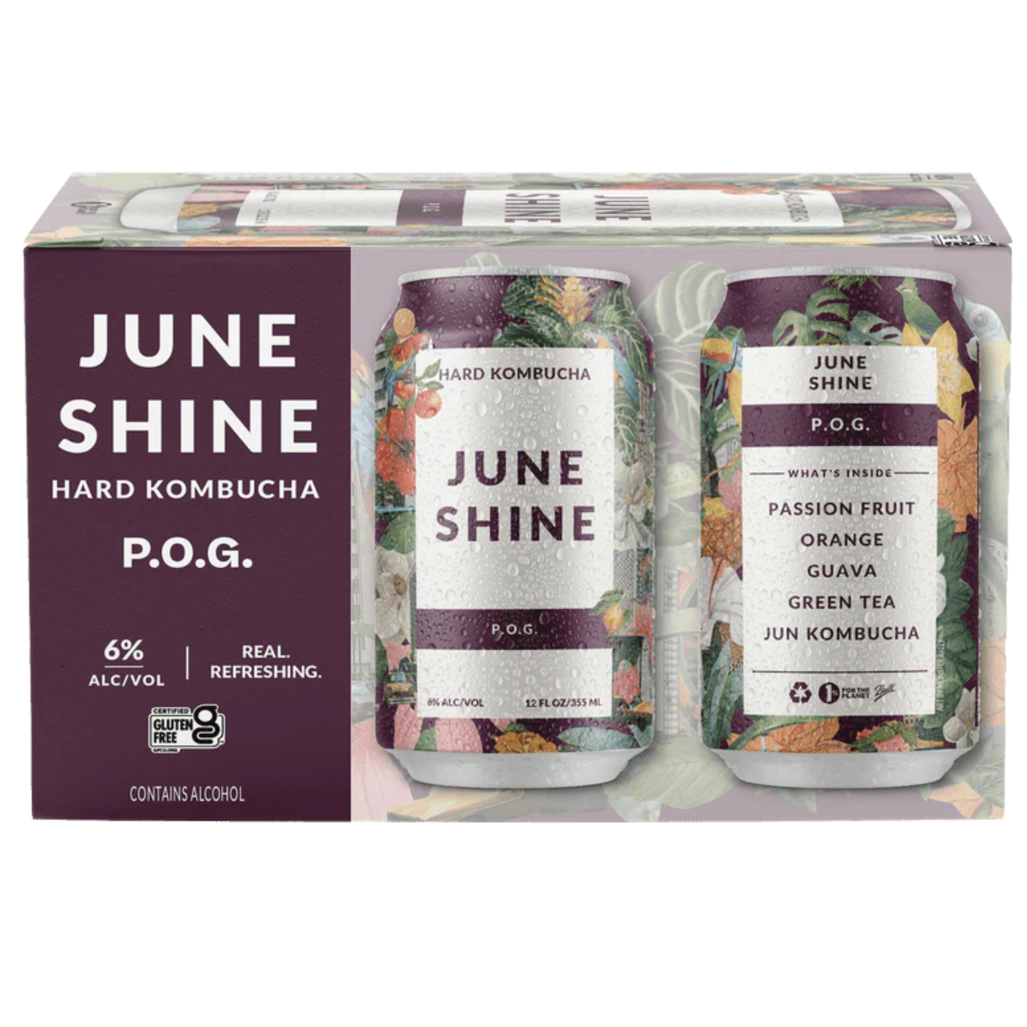 June Shine POG 6 Pack | 12oz Cans