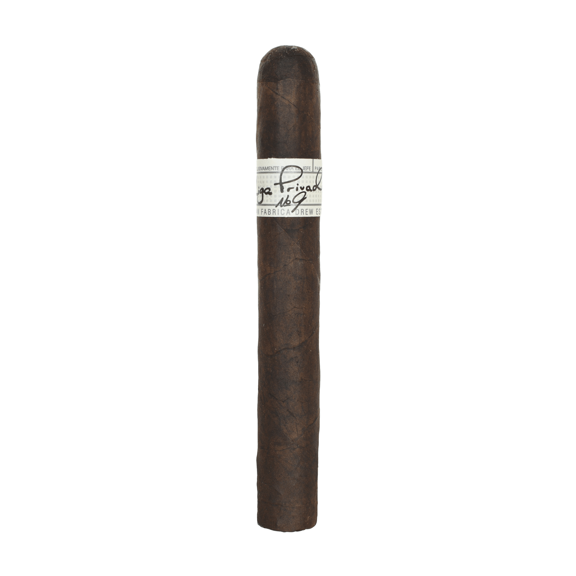 Liga Privada No. 9 Toro cigar with Connecticut Broadleaf wrapper, featuring rich cocoa, espresso, leather, and black pepper flavors.