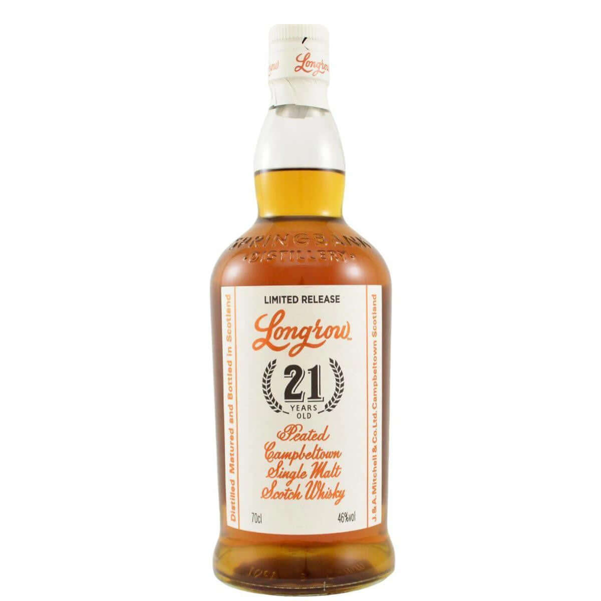 Longrow 21YR Peated Single Malt Scotch