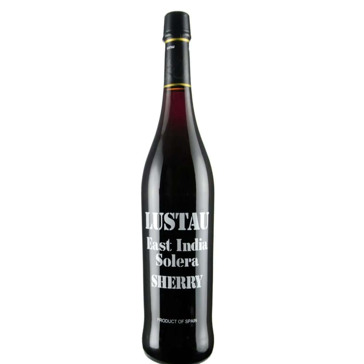 Lustau East India Solera Sherry 750ml bottle, rich Spanish sherry from Jerez, made with Palomino Fino and Pedro Ximénez.