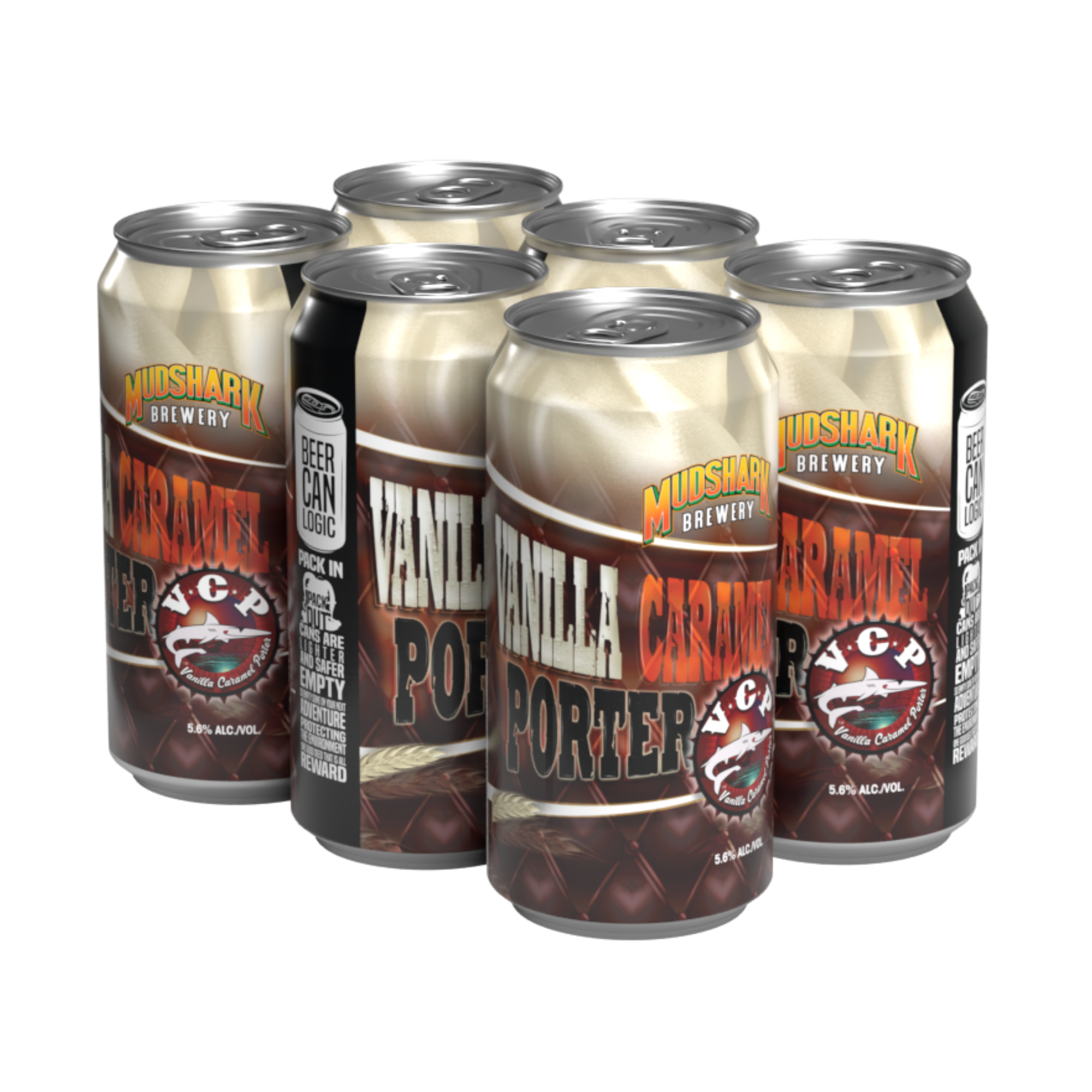 Mudshark Vanilla Caramel Porter 6 Pack | 12oz Cans