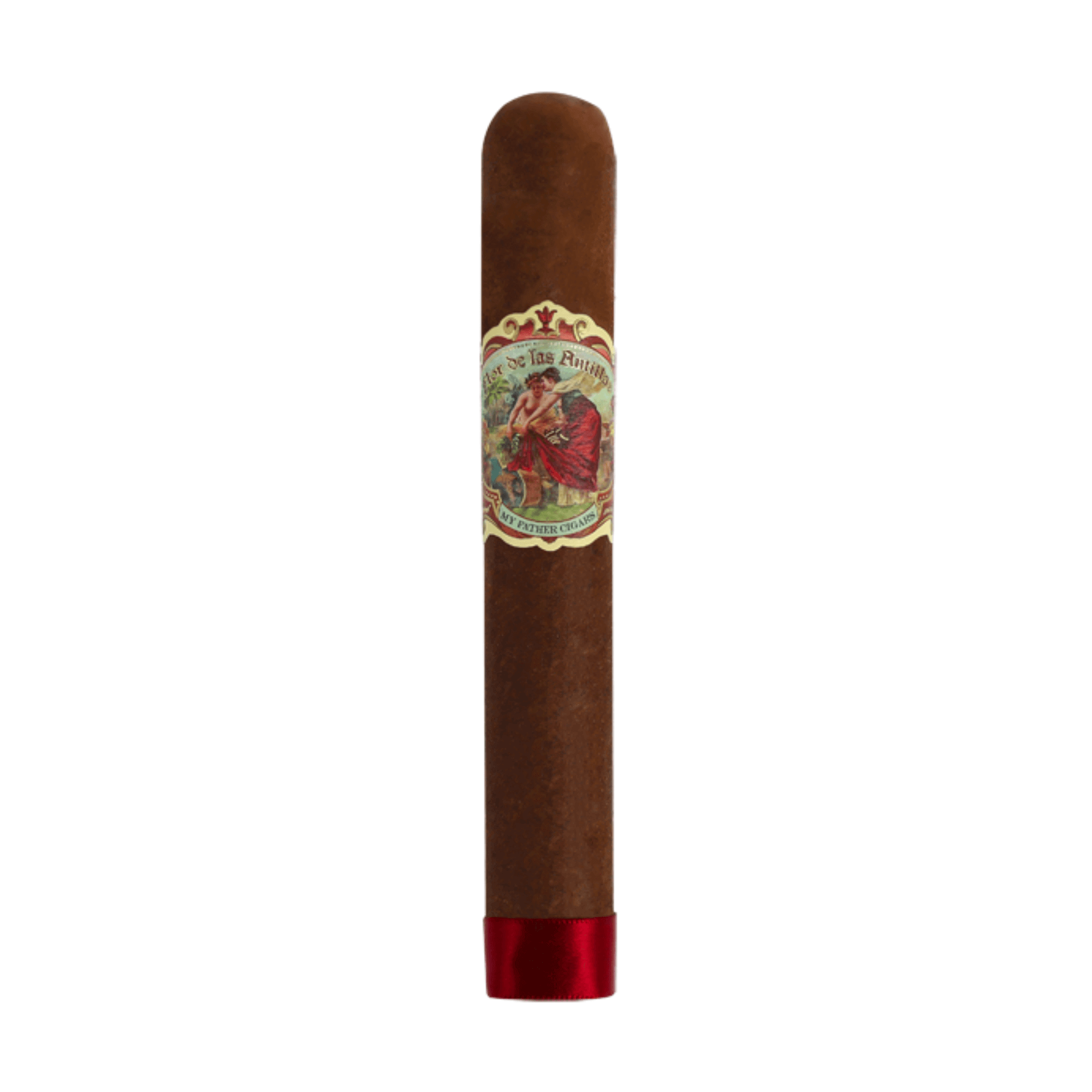 My Father Flor de Las Antillas Toro Grande cigar with Nicaraguan sun-grown wrapper, medium strength, smooth flavor profile.