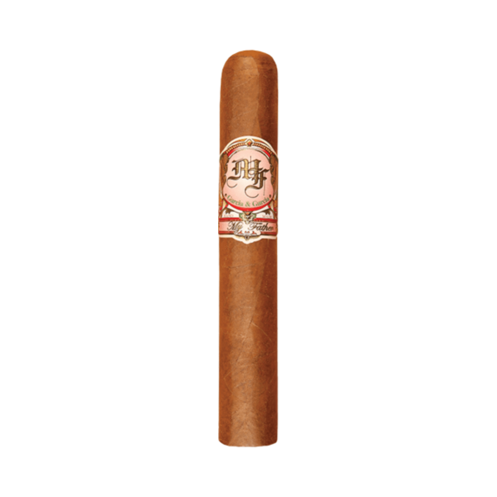 My Father No 1 Robusto cigar with Ecuadorian Habano Rosado wrapper, showcasing Nicaraguan blend and medium to full strength profile.