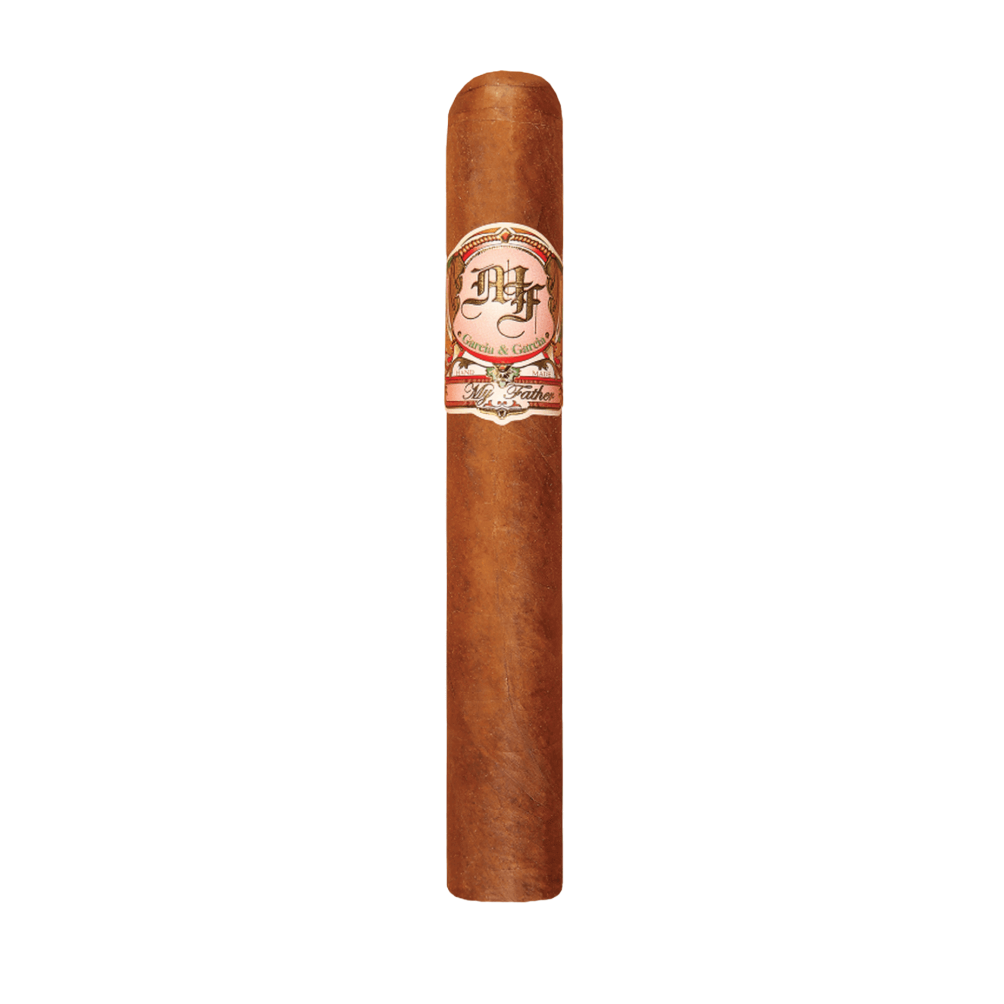 My Father No. 5 Toro cigar with Ecuadorian Habano Rosado wrapper, elegant blend of toasted nuts, cedar, and sweet spice flavors.