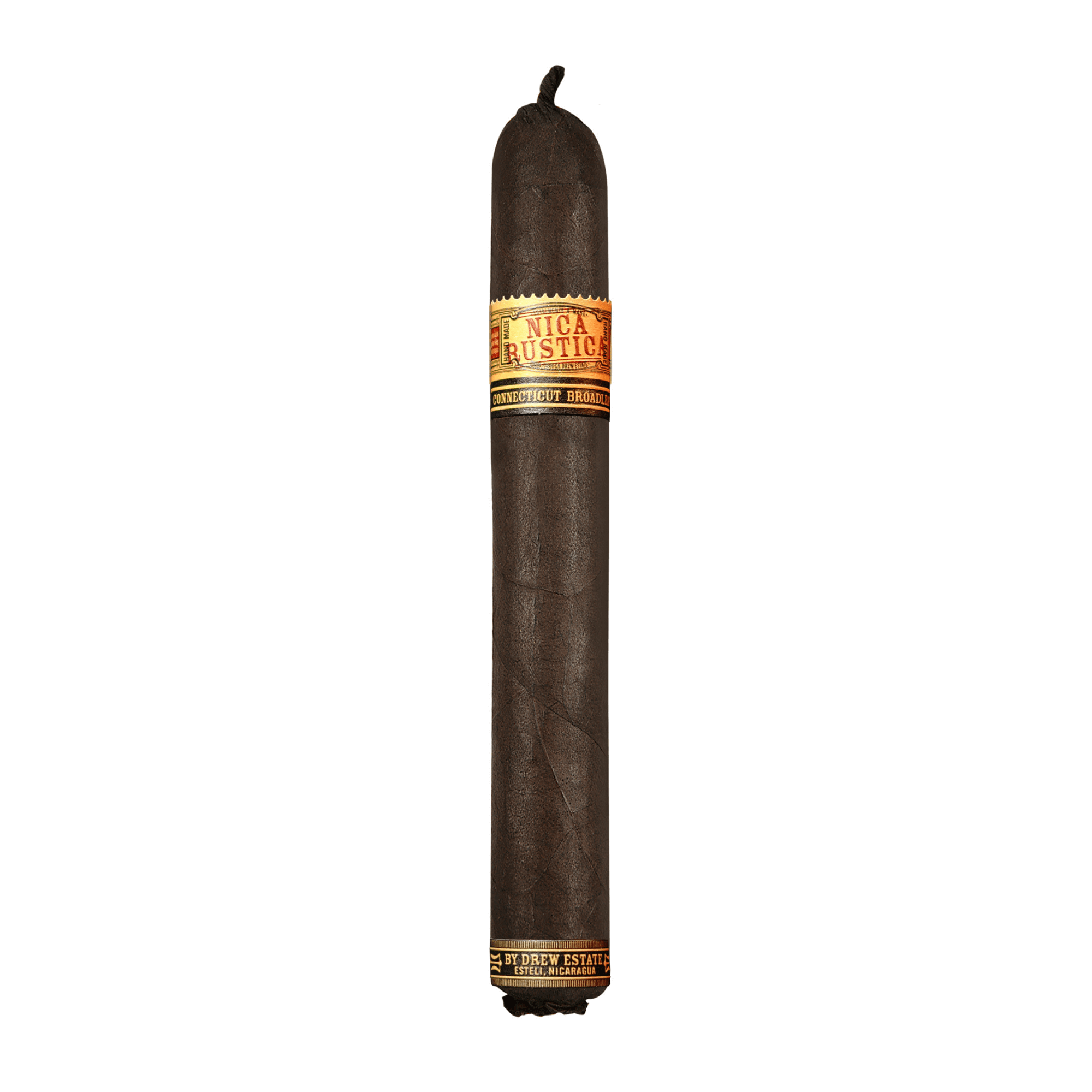 Nica Rustica Connecticut El Brujito Toro cigar by Drew Estate with medium strength and earthy flavor, crafted in Nicaragua.