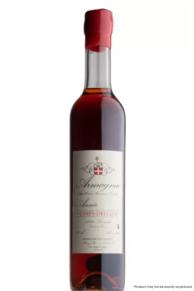 Type: Brandy
Country: France
Region: Armagnac
Size: 750ml
ABV: 40%
Notes: Since 1881, Nismes-Delclou has carried exceptional collections of vintage Armagnacs. Thanks to their extensive aging process, the armagnacs develop a velvet texture with compl