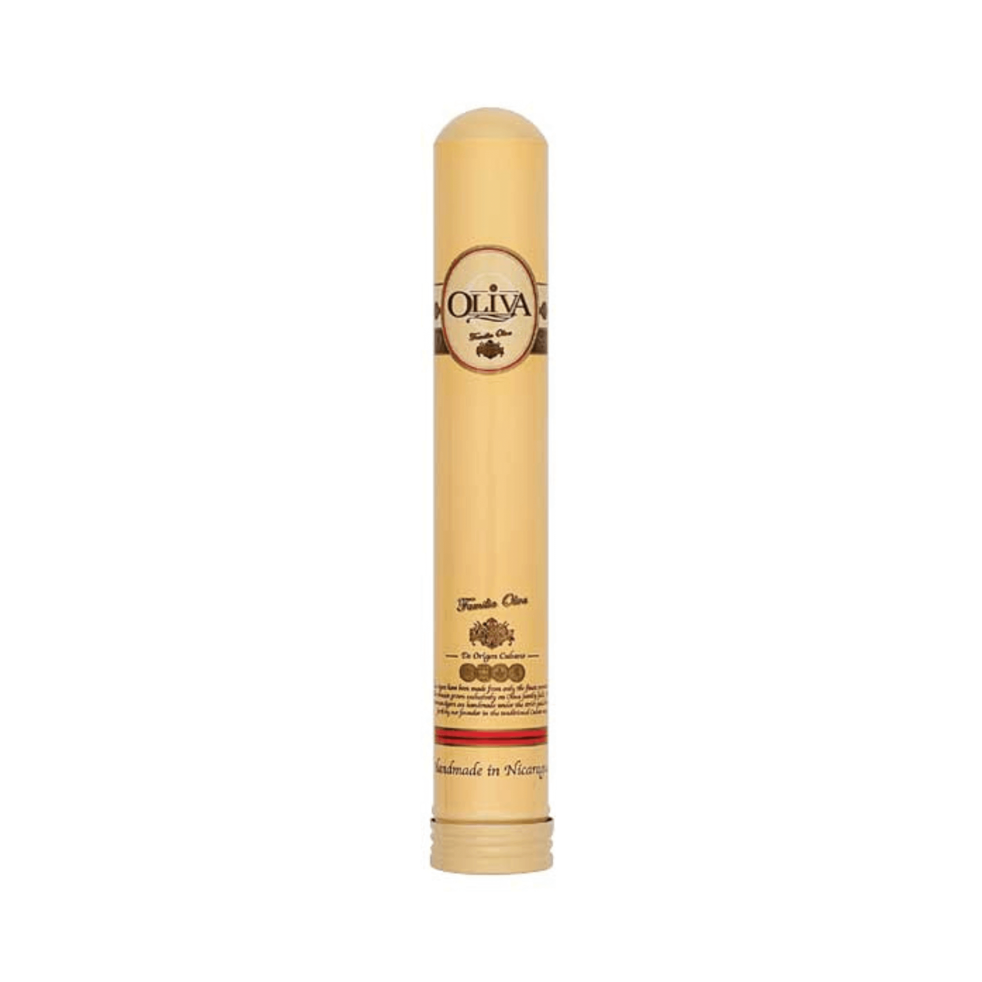 Oliva Serie O Toro Tube showcasing premium Nicaraguan cigar packaging with sun-grown Habano wrapper.