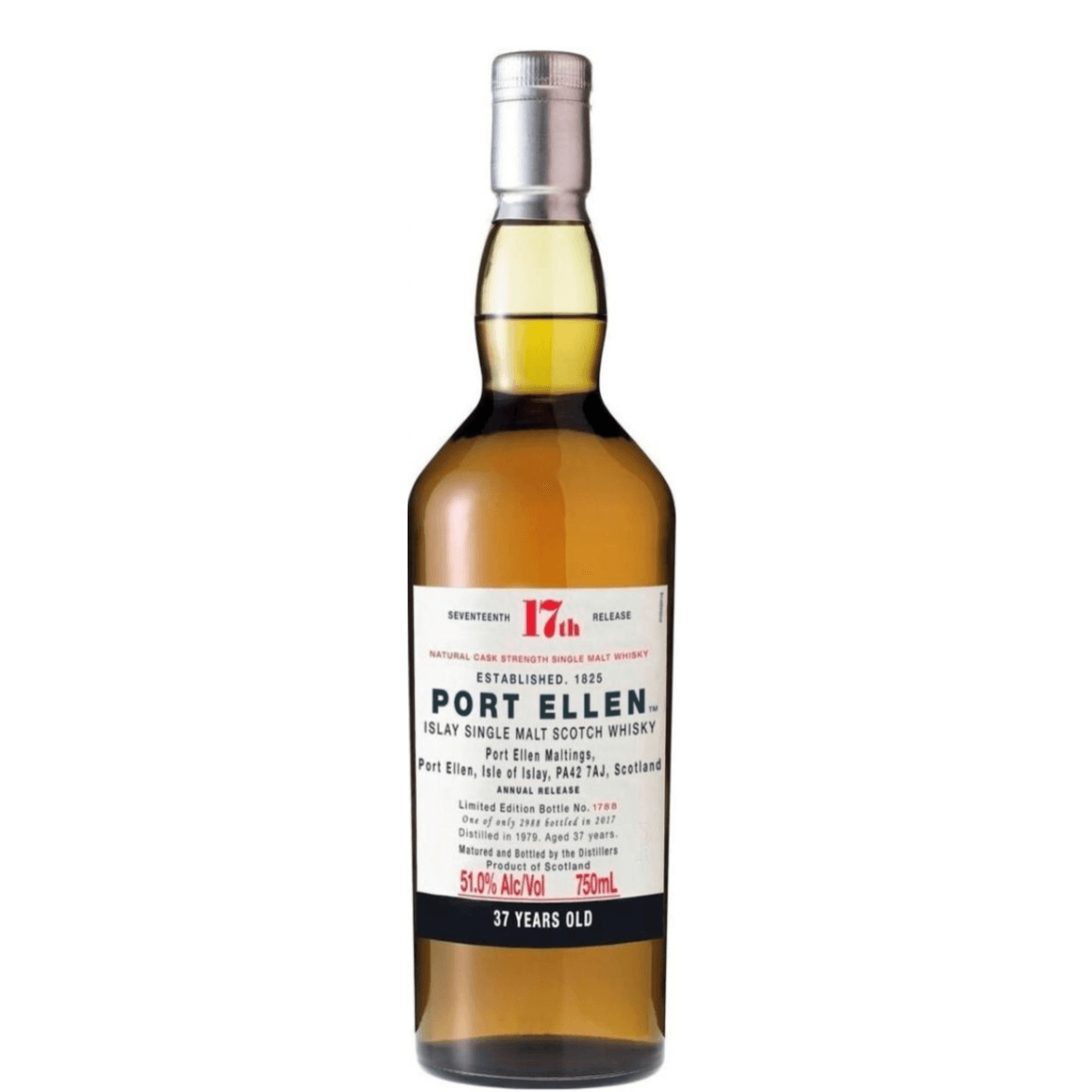 Port Ellen 17th Edition 37 Year Islay Single Malt 750ml Bottle