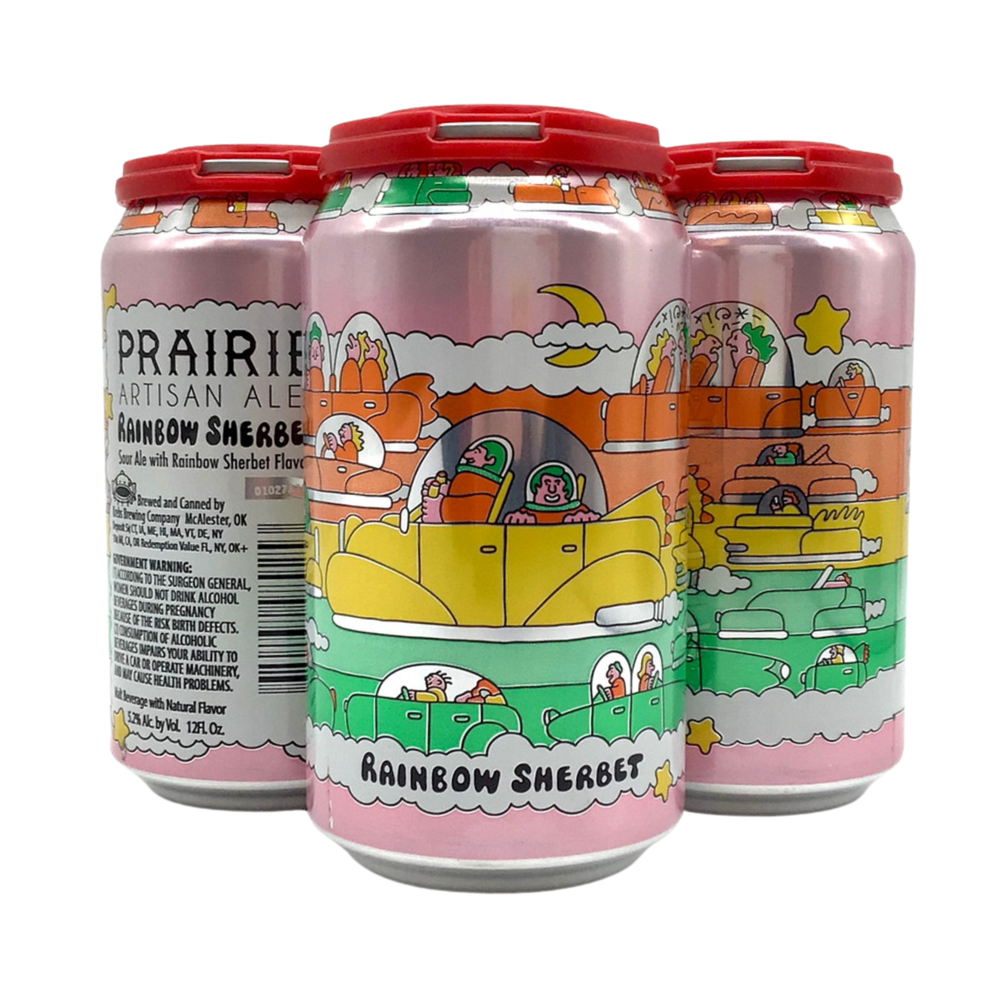 Prairie Rainbow Sherbet 4 Pack | 12oz Cans