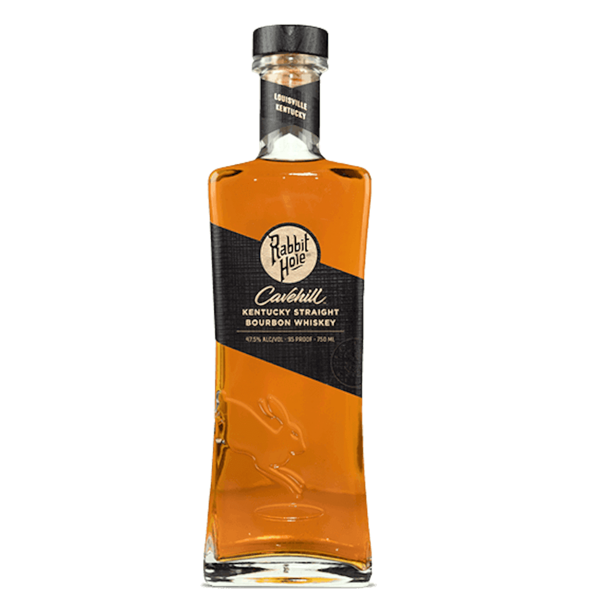 Image of Rabbit Hole Cavehill Bourbon 750ml bottle, Kentucky straight bourbon with a unique honey malted barley mashbill.
