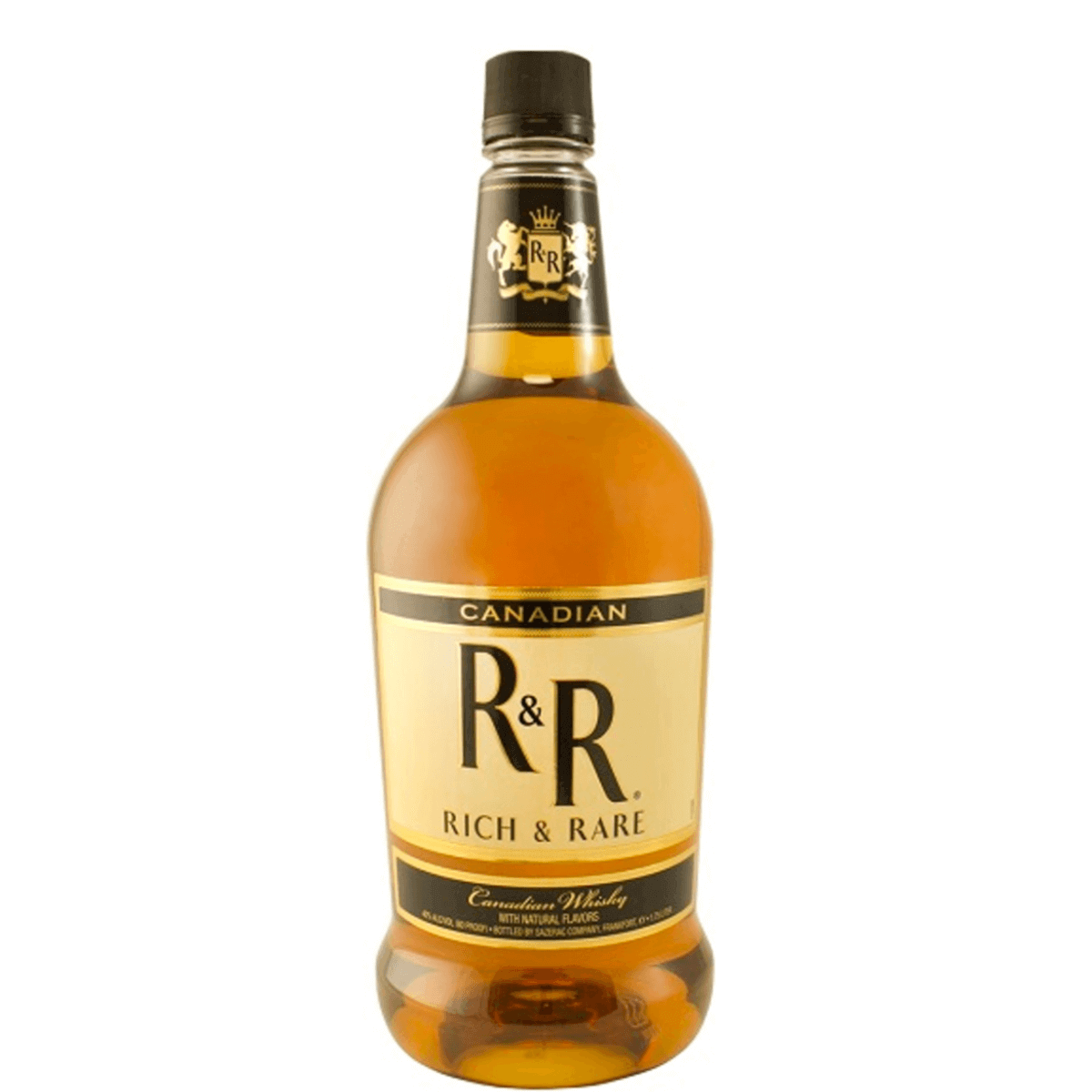 Rich and Rare 1.75L Canadian Whiskey Bottle with Rye Flavor and Berry Notes
