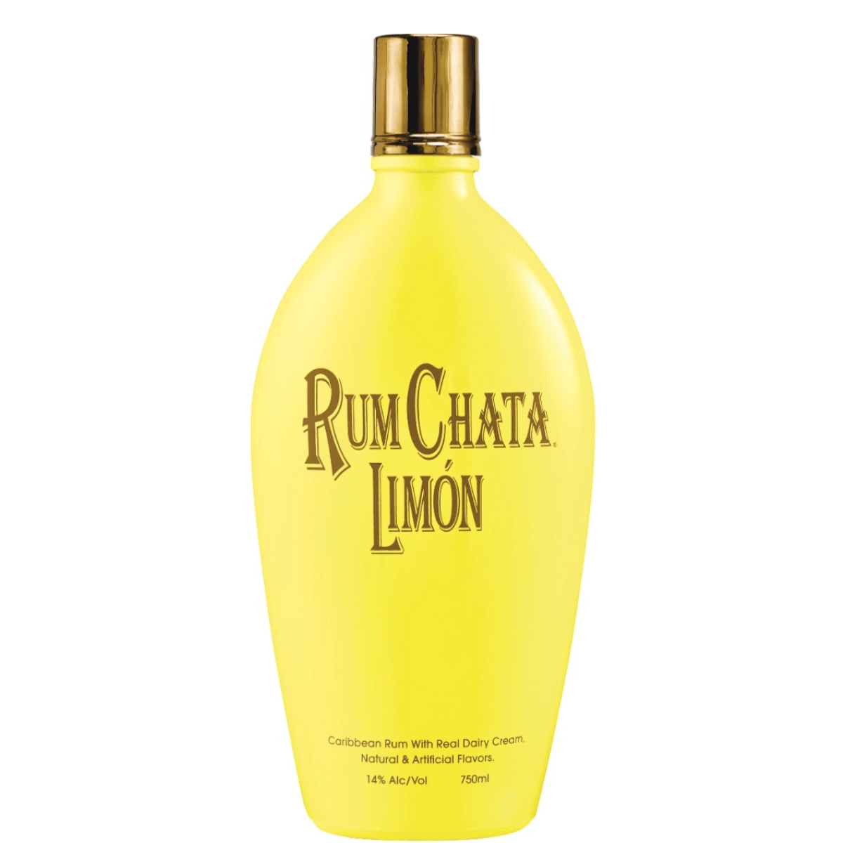 RumChata Limon 750ml bottle of Caribbean rum cream liqueur with lemon and vanilla flavor, perfect for a refreshing summer drink.