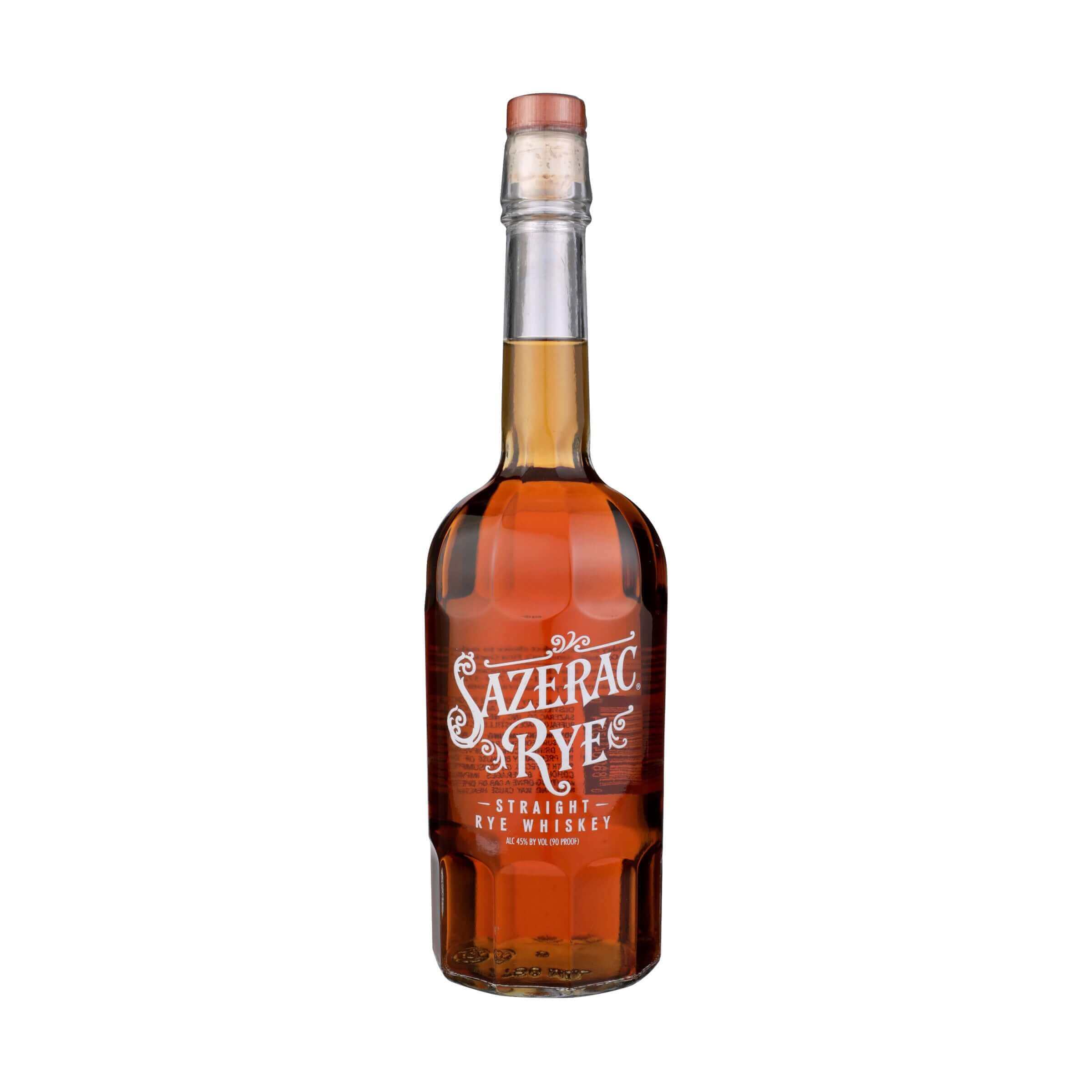 Sazerac Rye Whiskey 750ml bottle from Kentucky, USA on sale; spicy and fruity rye, ideal for classic Sazerac cocktails.