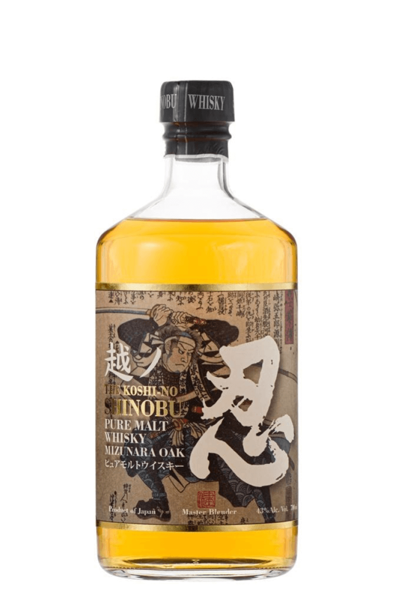 Type: Asian Whisky
Country: Japan
Size: 750ml
ABV: 43%
Notes: Telltale aromas of candied orange peel, toffee, sweet smoke, and toasted hazelnuts are augmented by distinctive herbal tea and spice notes. The palate is surprisingly mellow, with more fruit-fo