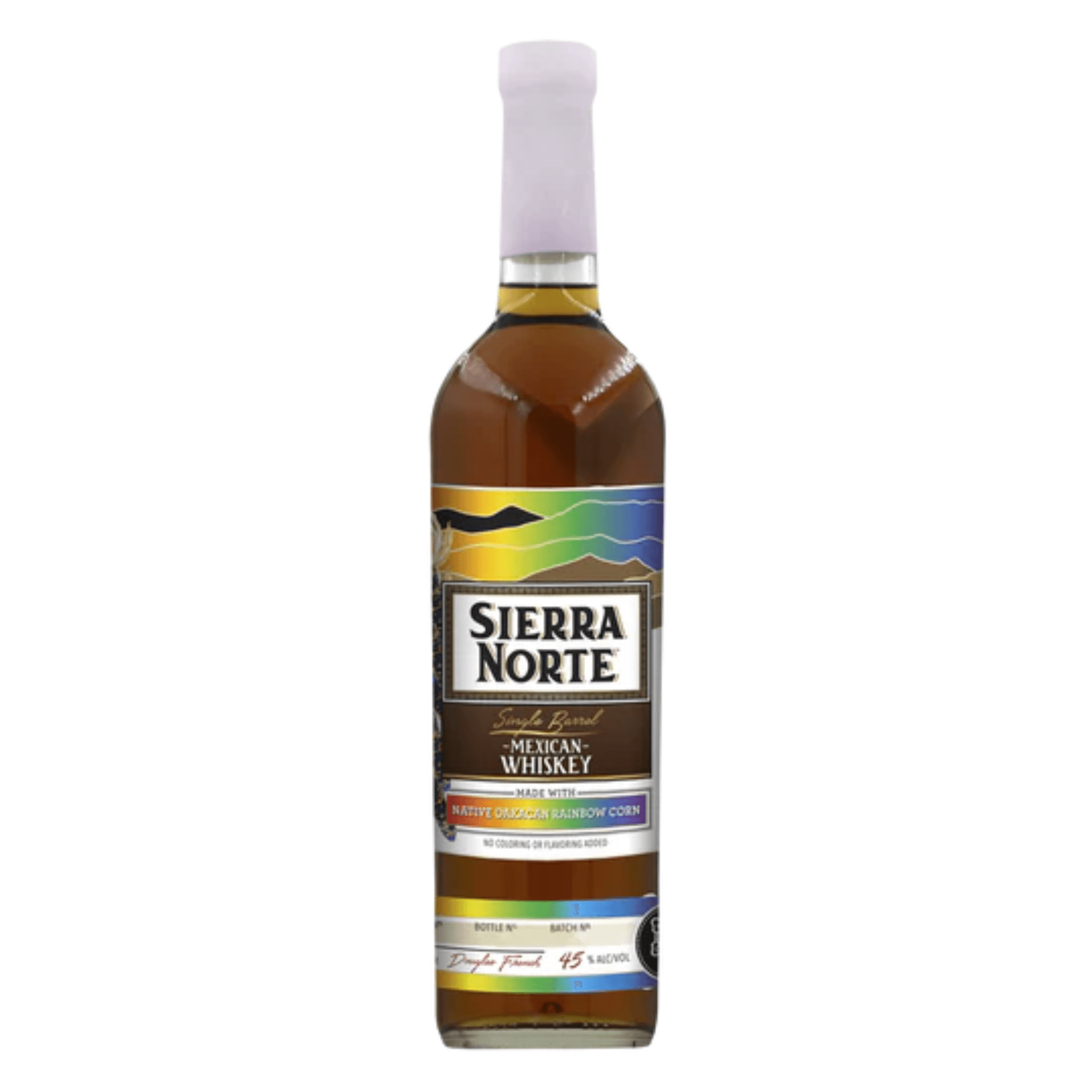 Sierra Norte Mexican Whiskey Rainbow Corn 750ml