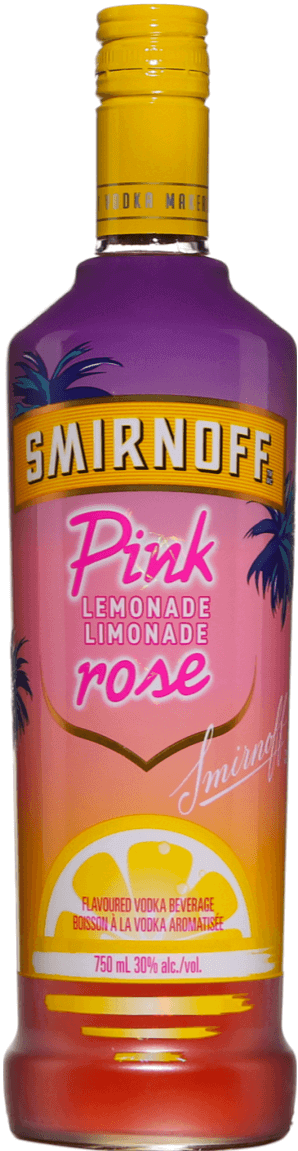 Smirnoff Pink Lemonade Vodka 750ml