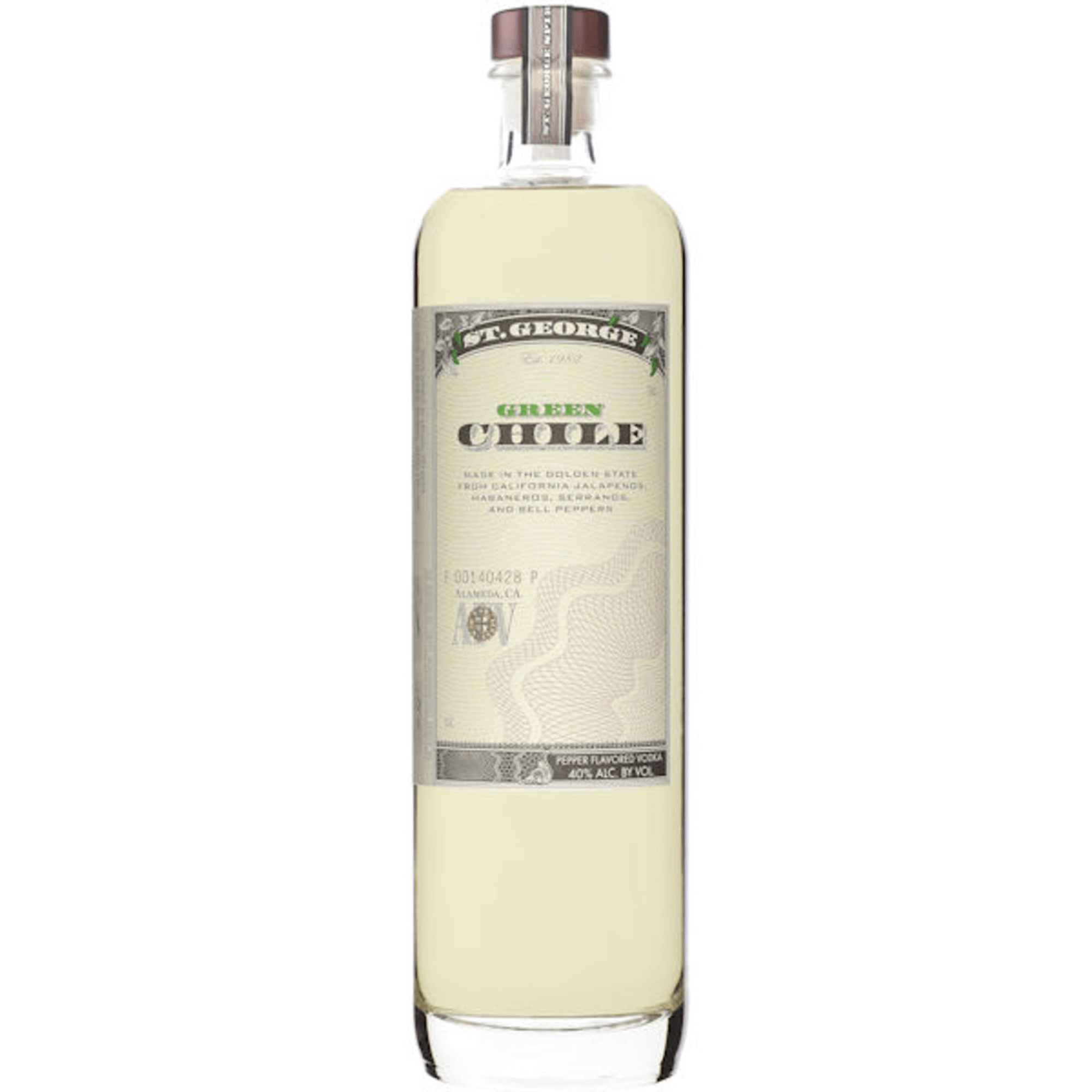 St. George Green Chile Vodka 750ml