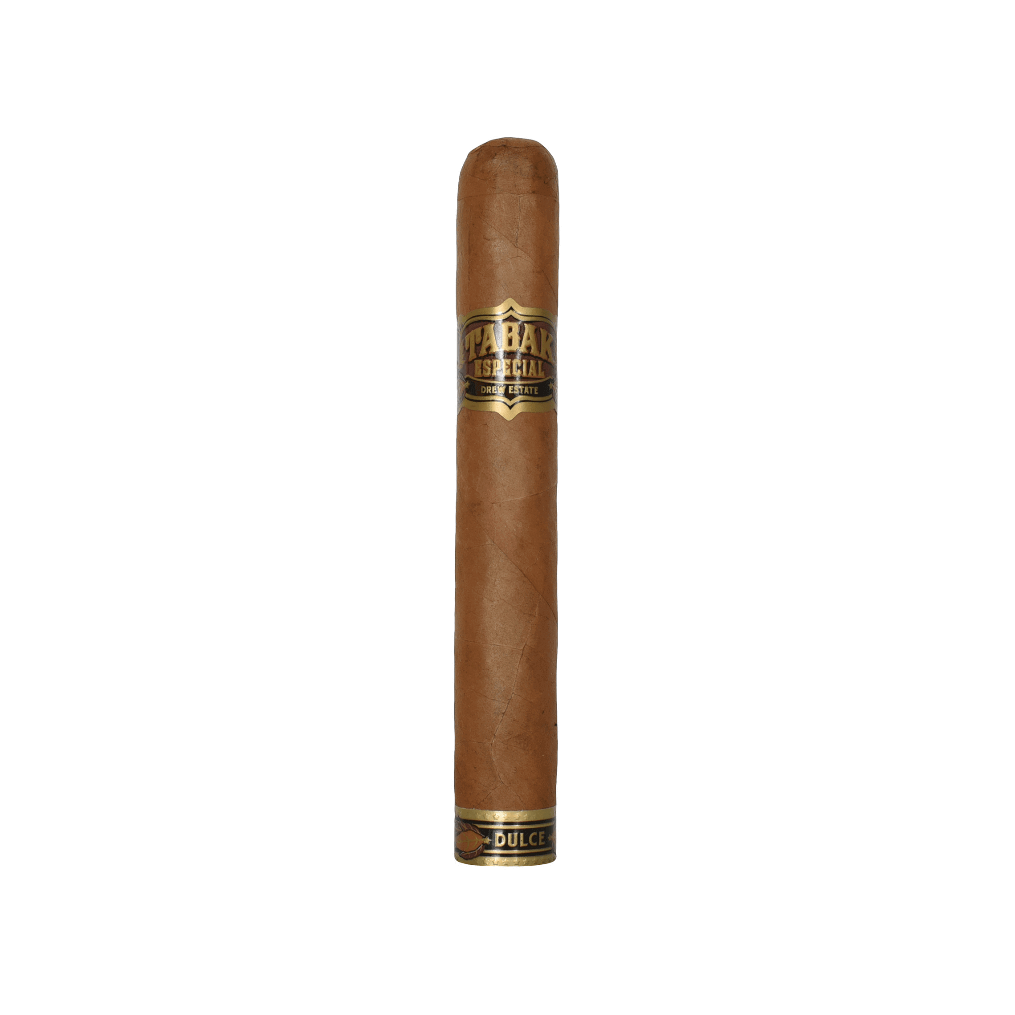 Nicaragua Tabak Especial Toro Dulce cigar with Connecticut Shade wrapper, infused with coffee, size 6x52, mild-to-medium strength.